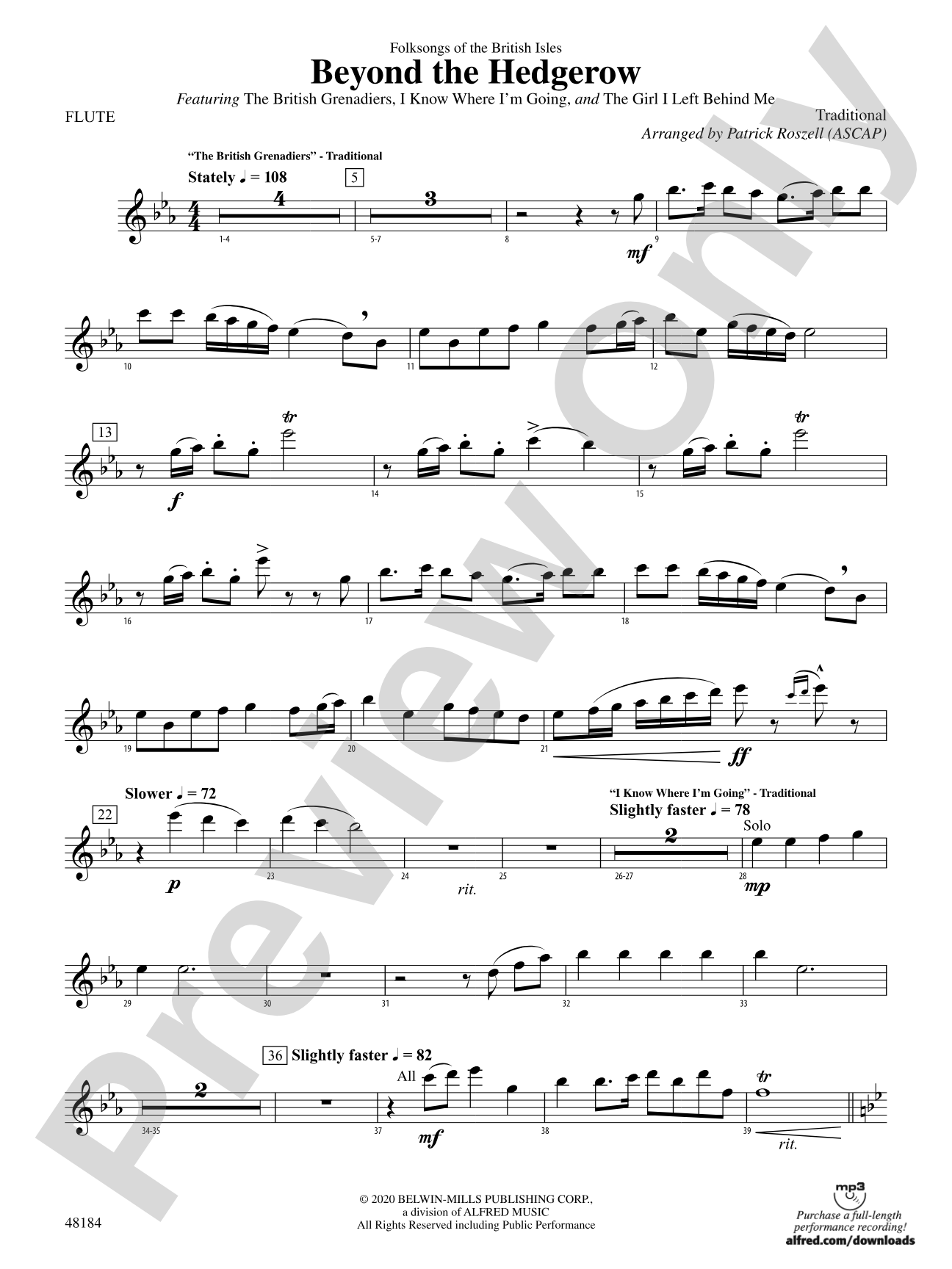 Beyond the Hedgerow: Flute