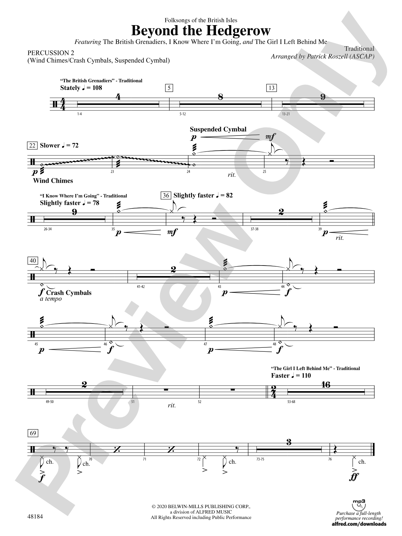 Beyond the Hedgerow: 2nd Percussion