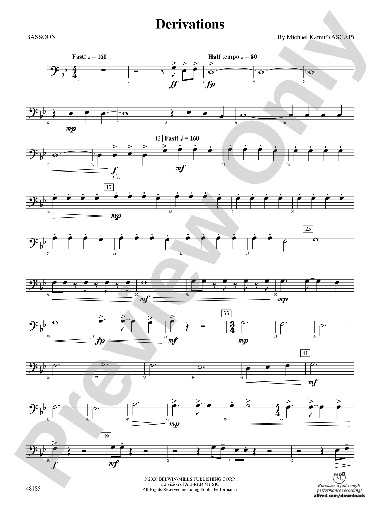 Derivations: Bassoon