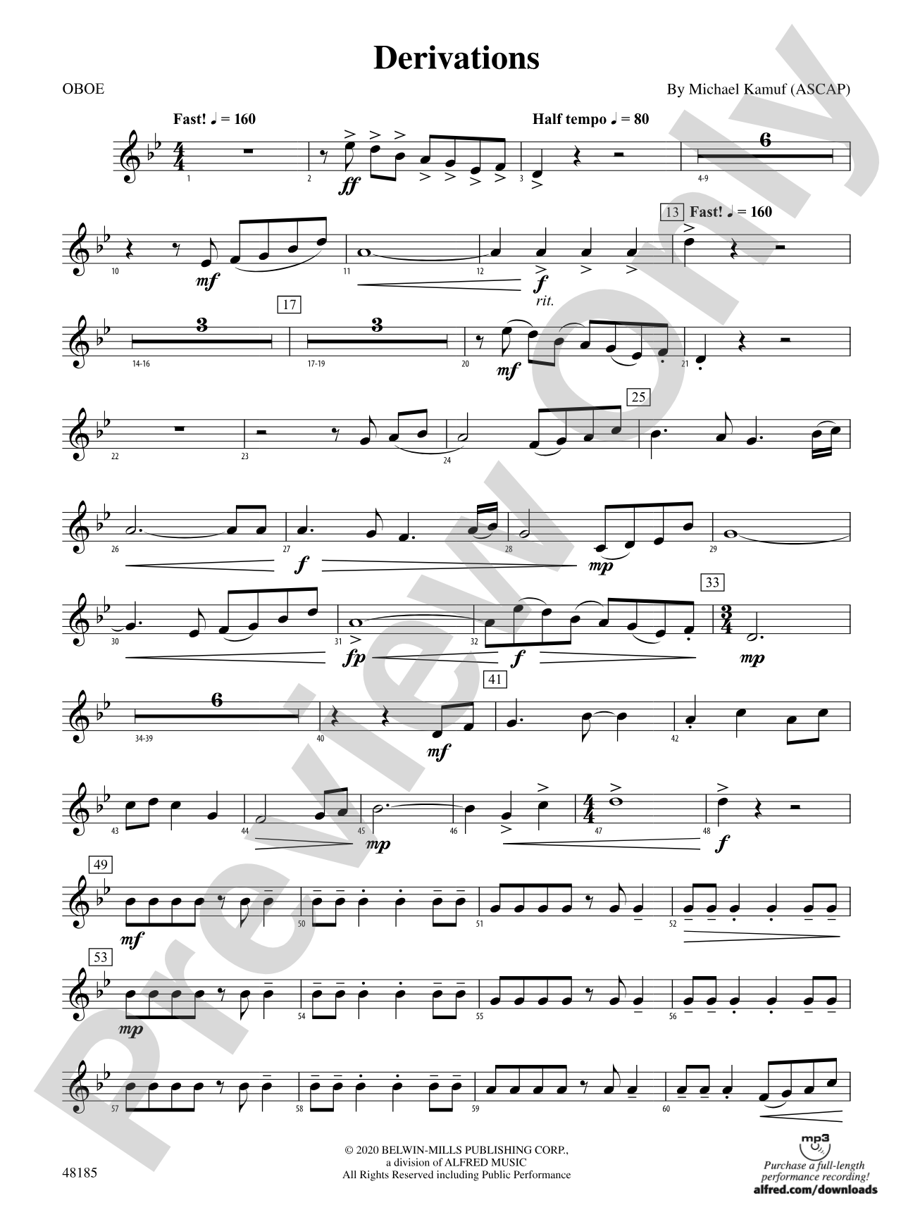 Derivations: Oboe