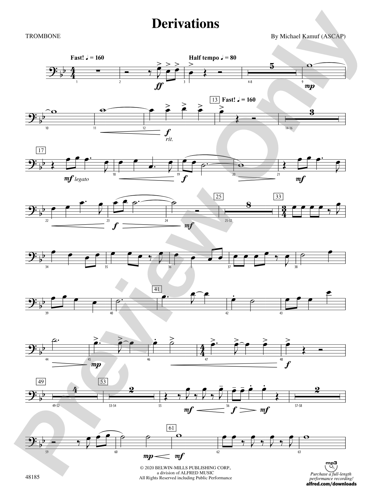 Derivations: 1st Trombone