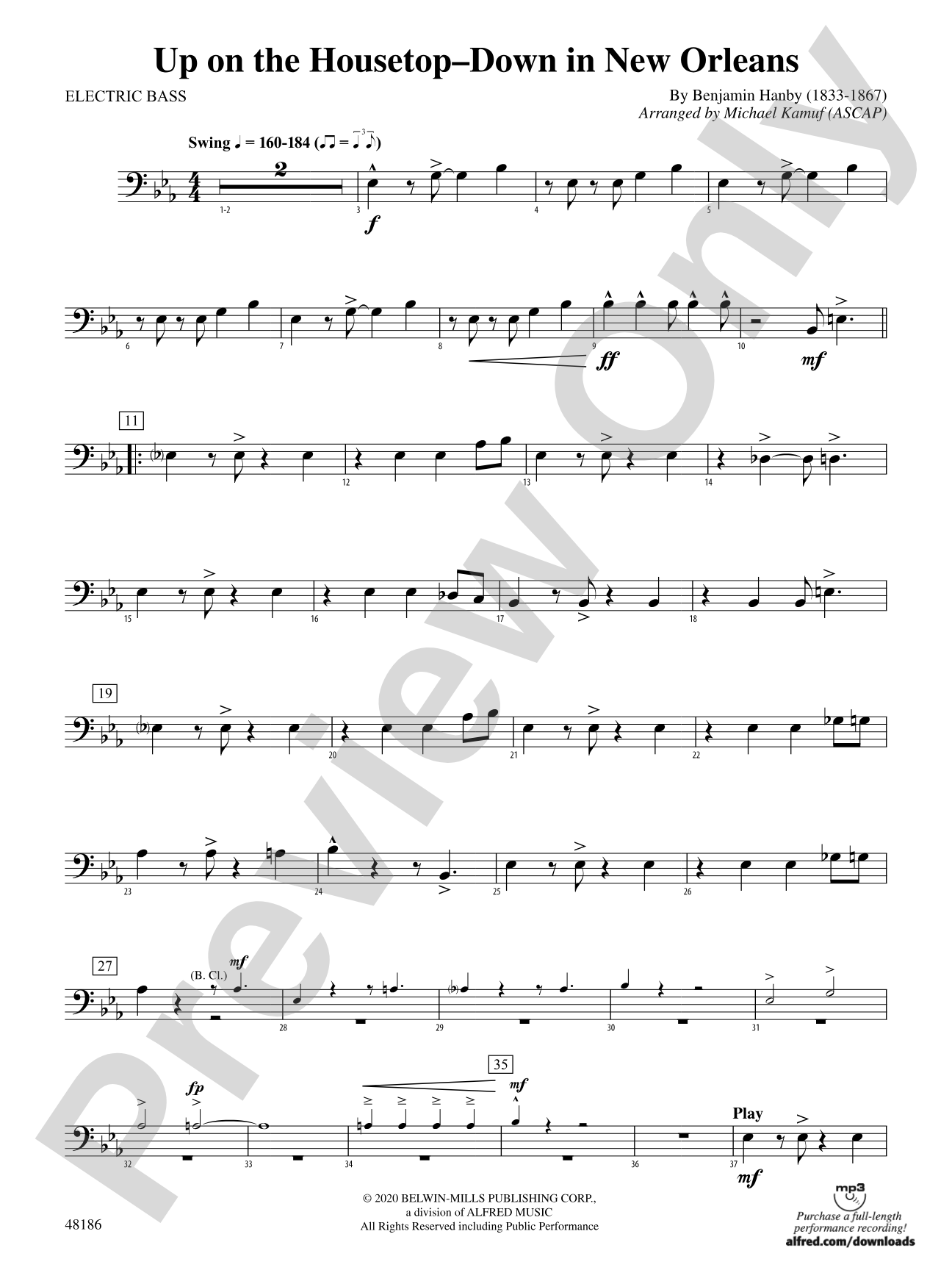 Up on the Housetop--Down in New Orleans: Electric Bass