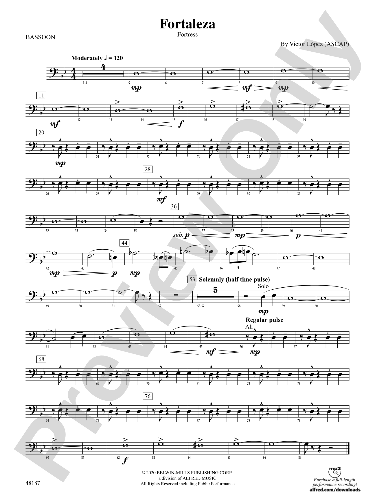 Fortaleza: Bassoon