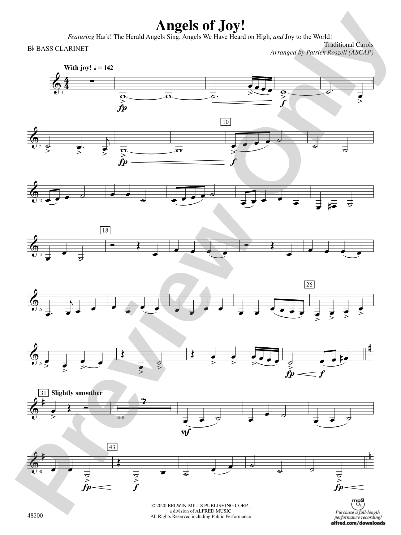 Angels of Joy!: B-flat Bass Clarinet