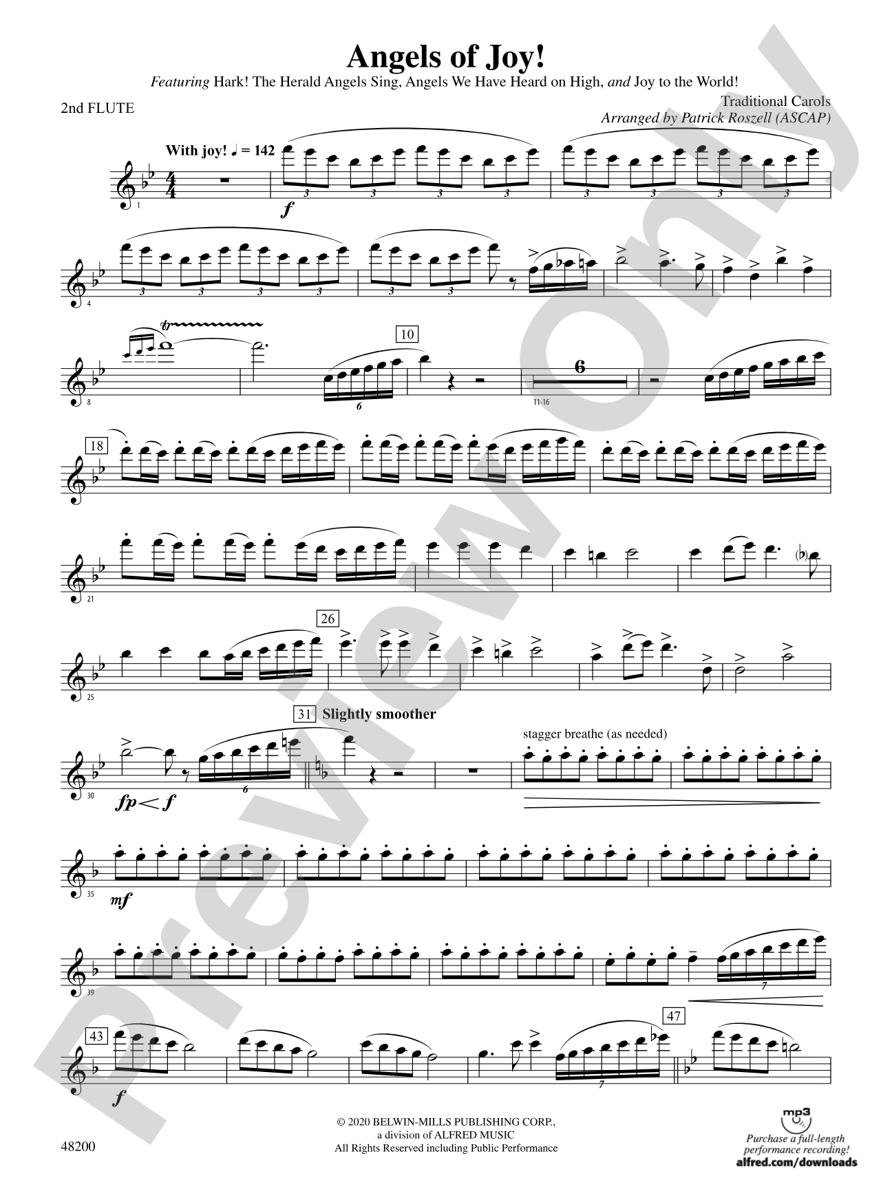 Angels of Joy!: 2nd Flute