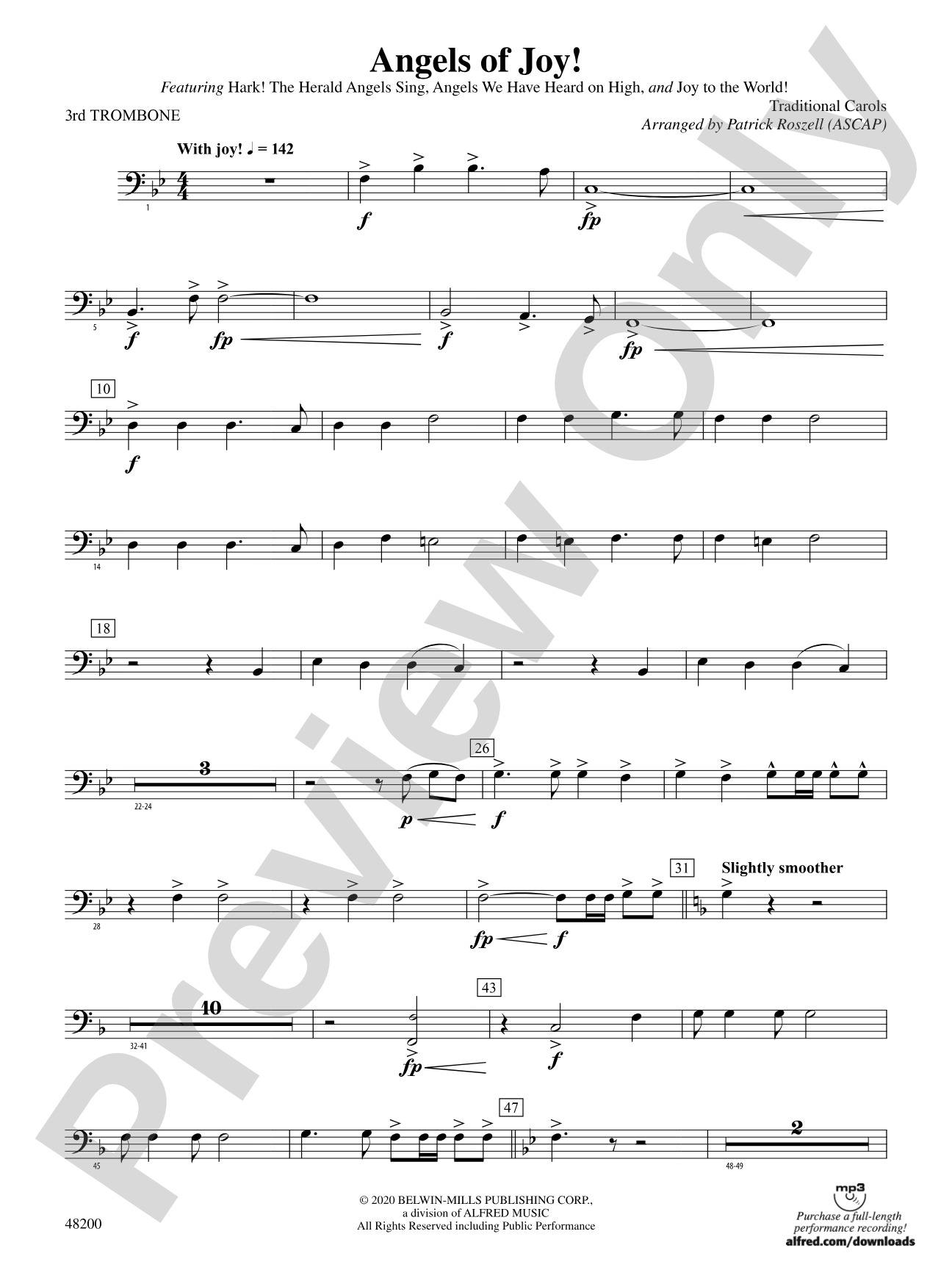 Angels of Joy!: 3rd Trombone