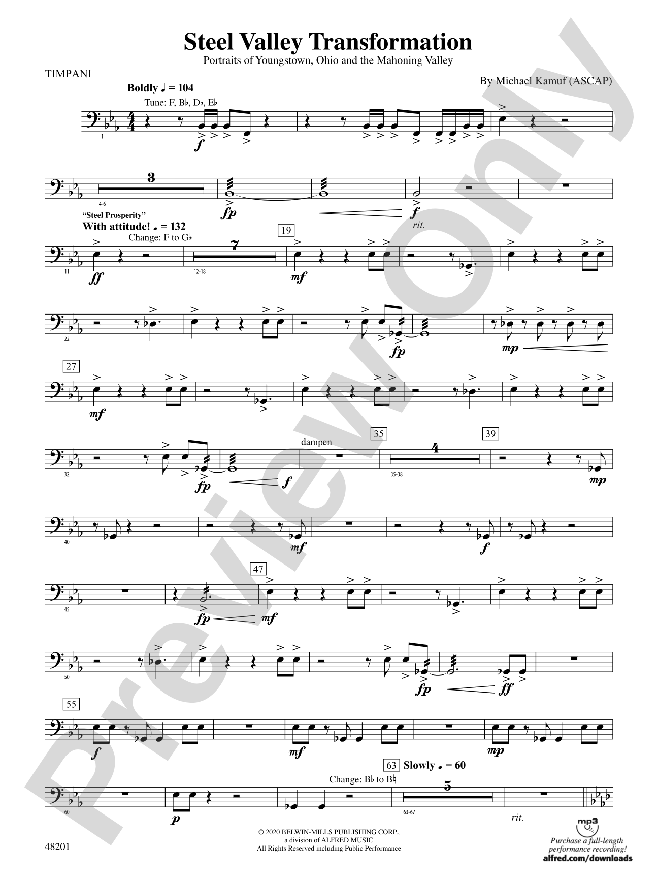 Steel Valley Transformation: Timpani
