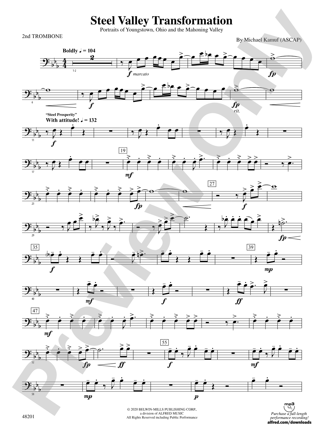 Steel Valley Transformation: 2nd Trombone