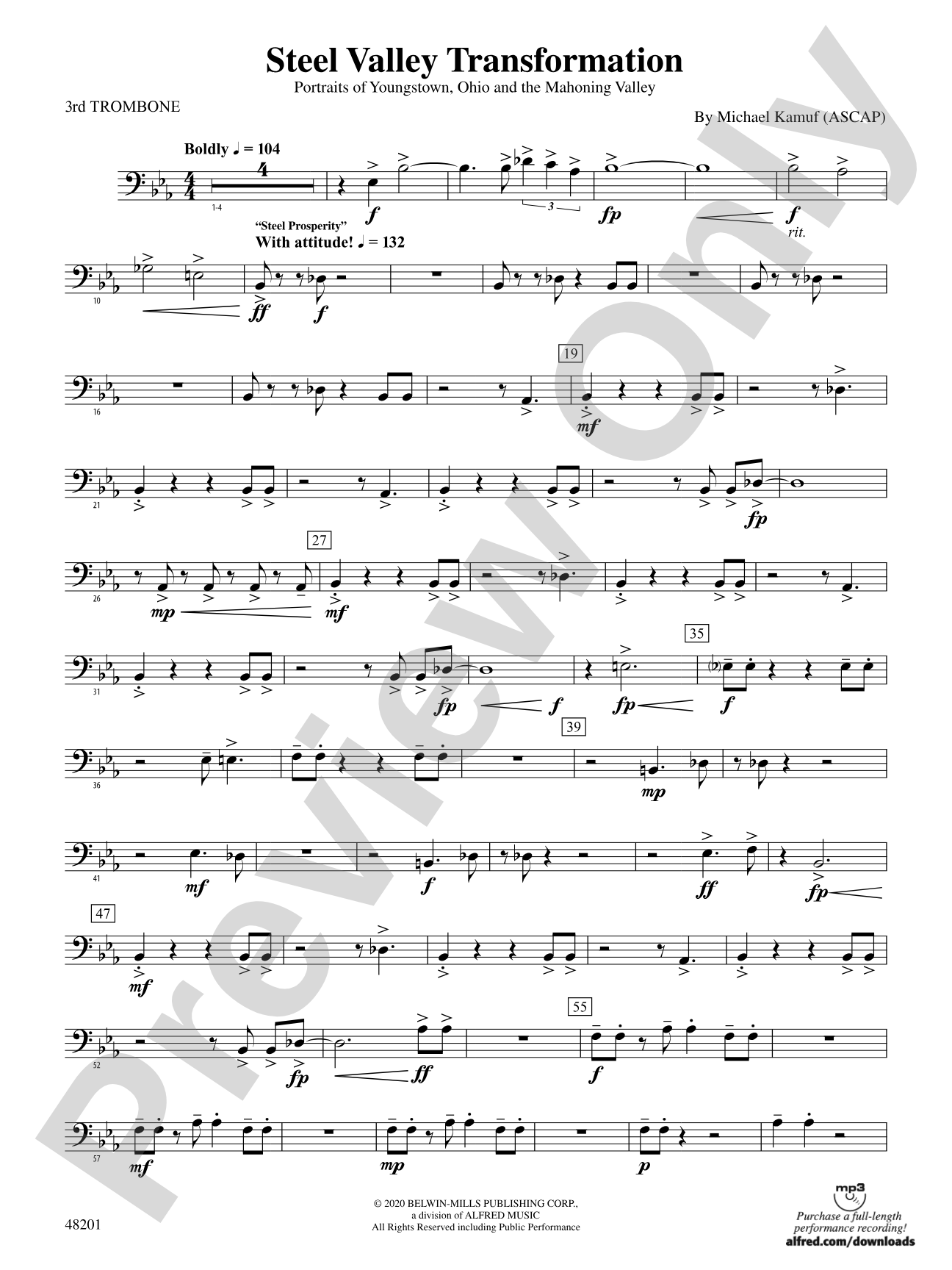 Steel Valley Transformation: 3rd Trombone