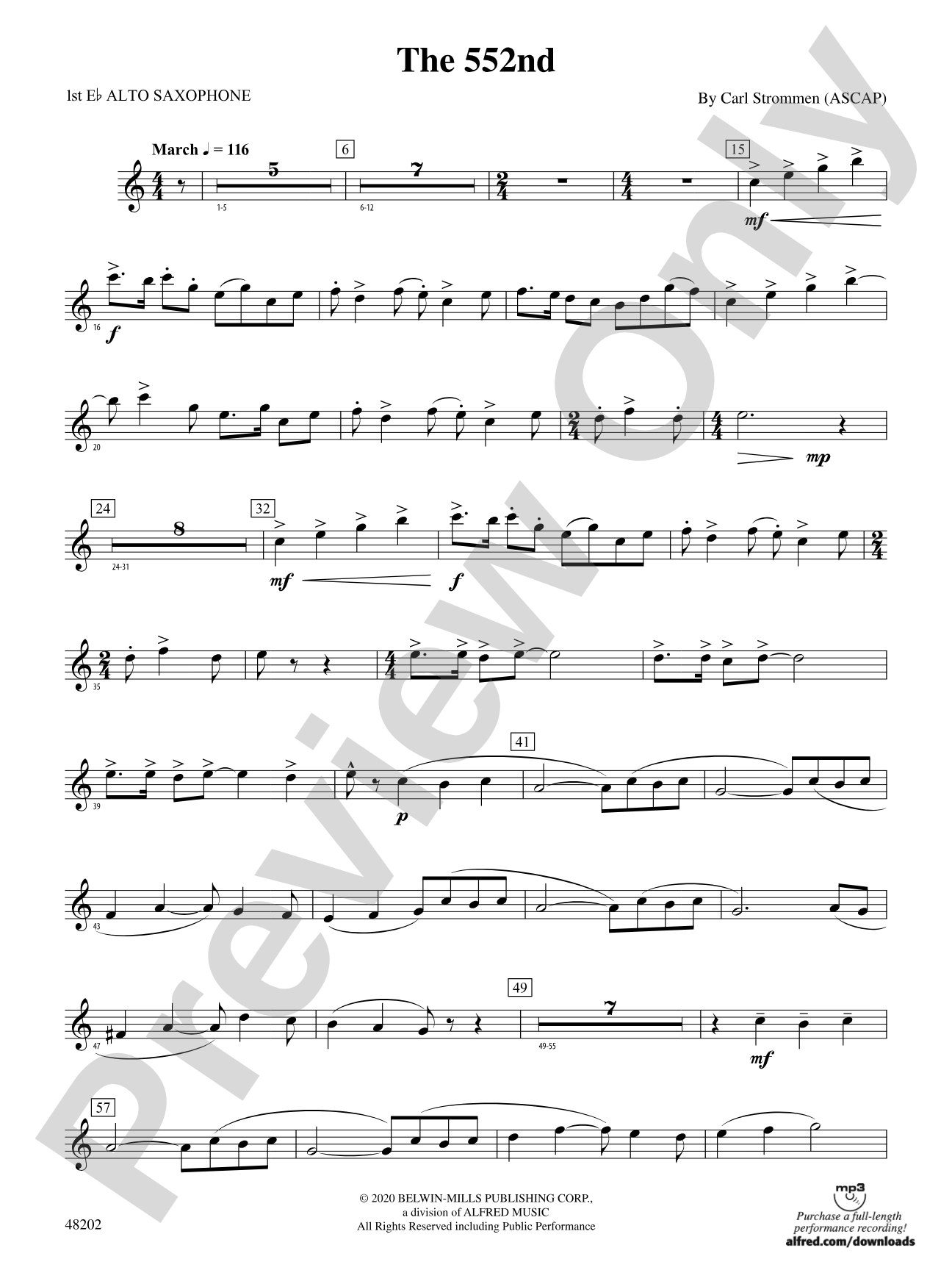 The 552nd: E-flat Alto Saxophone