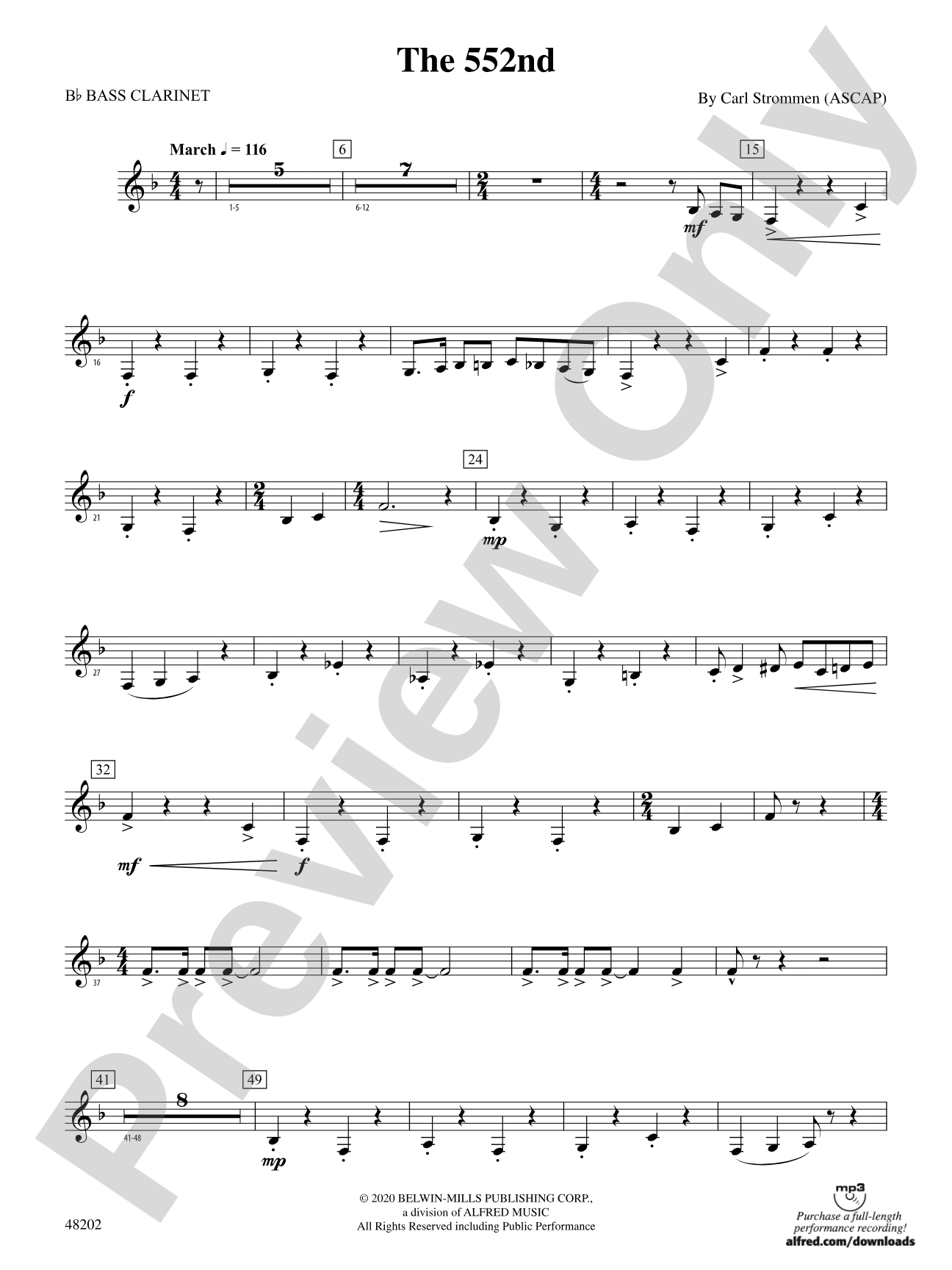 The 552nd: B-flat Bass Clarinet