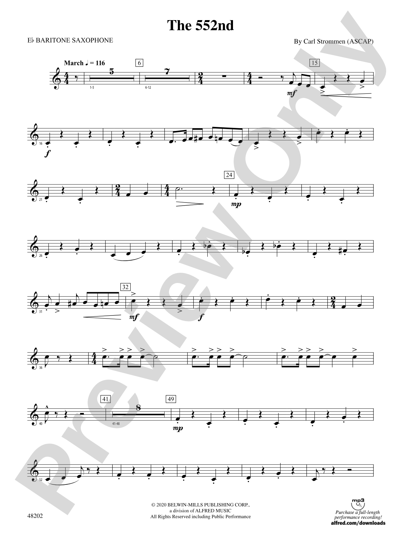 The 552nd: E-flat Baritone Saxophone