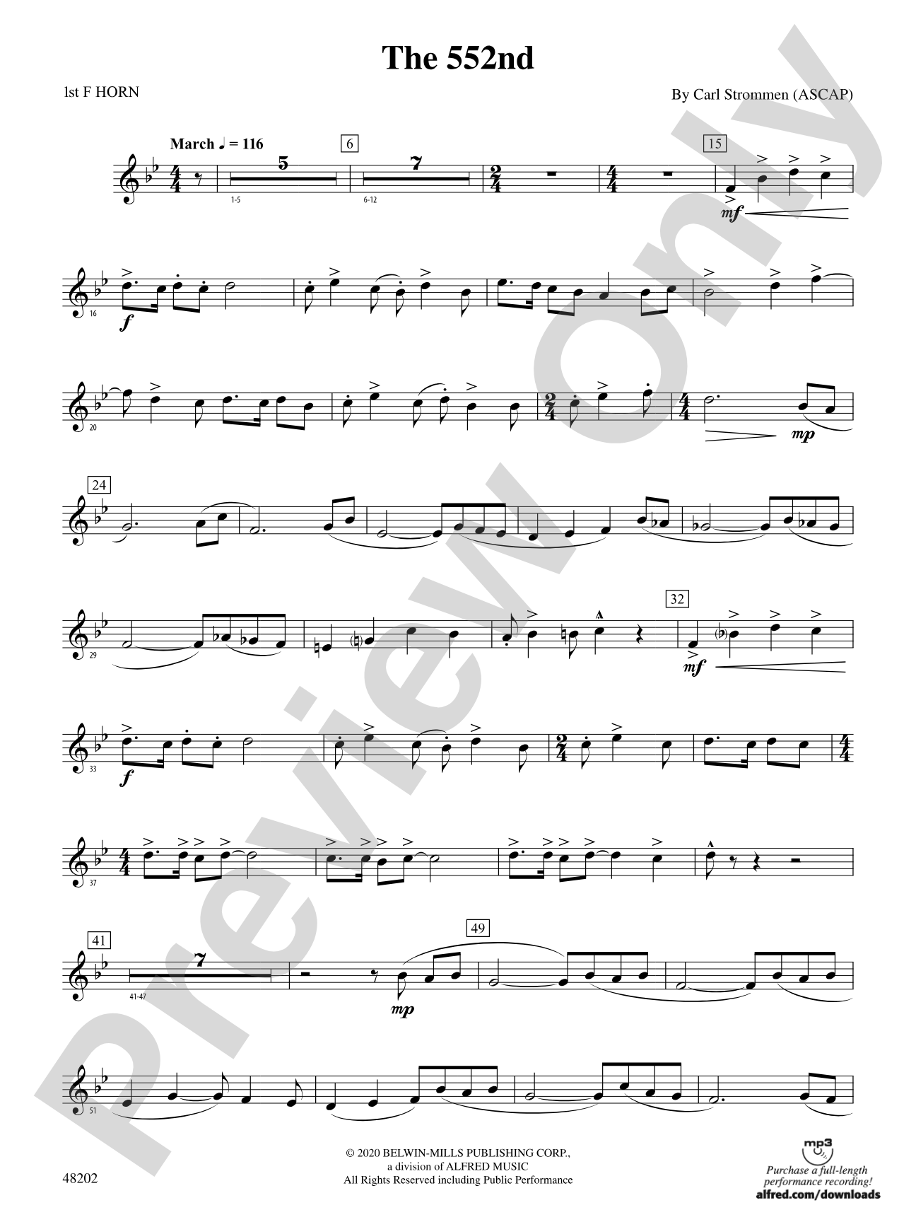 The 552nd: 1st F Horn