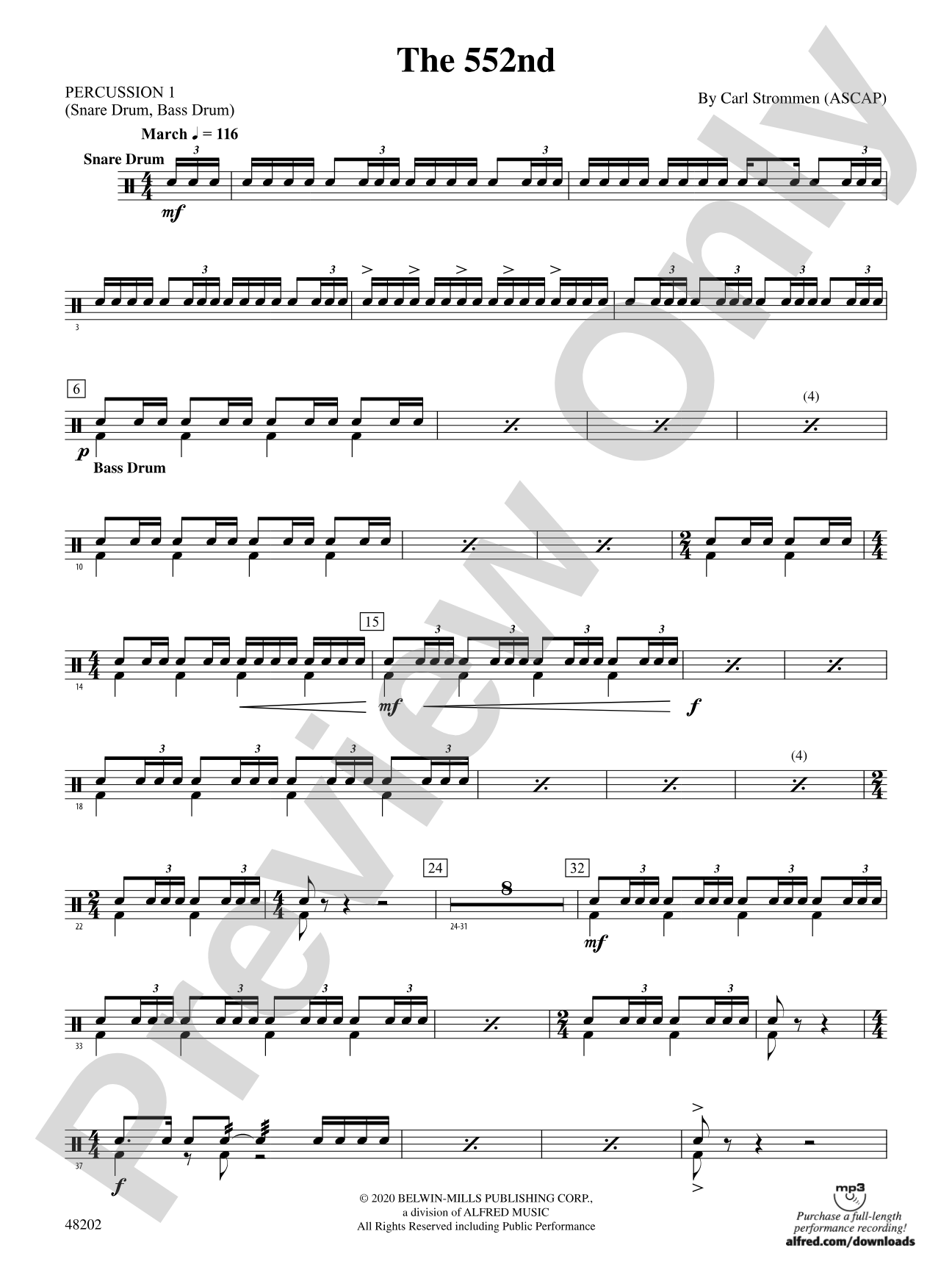 The 552nd: 1st Percussion