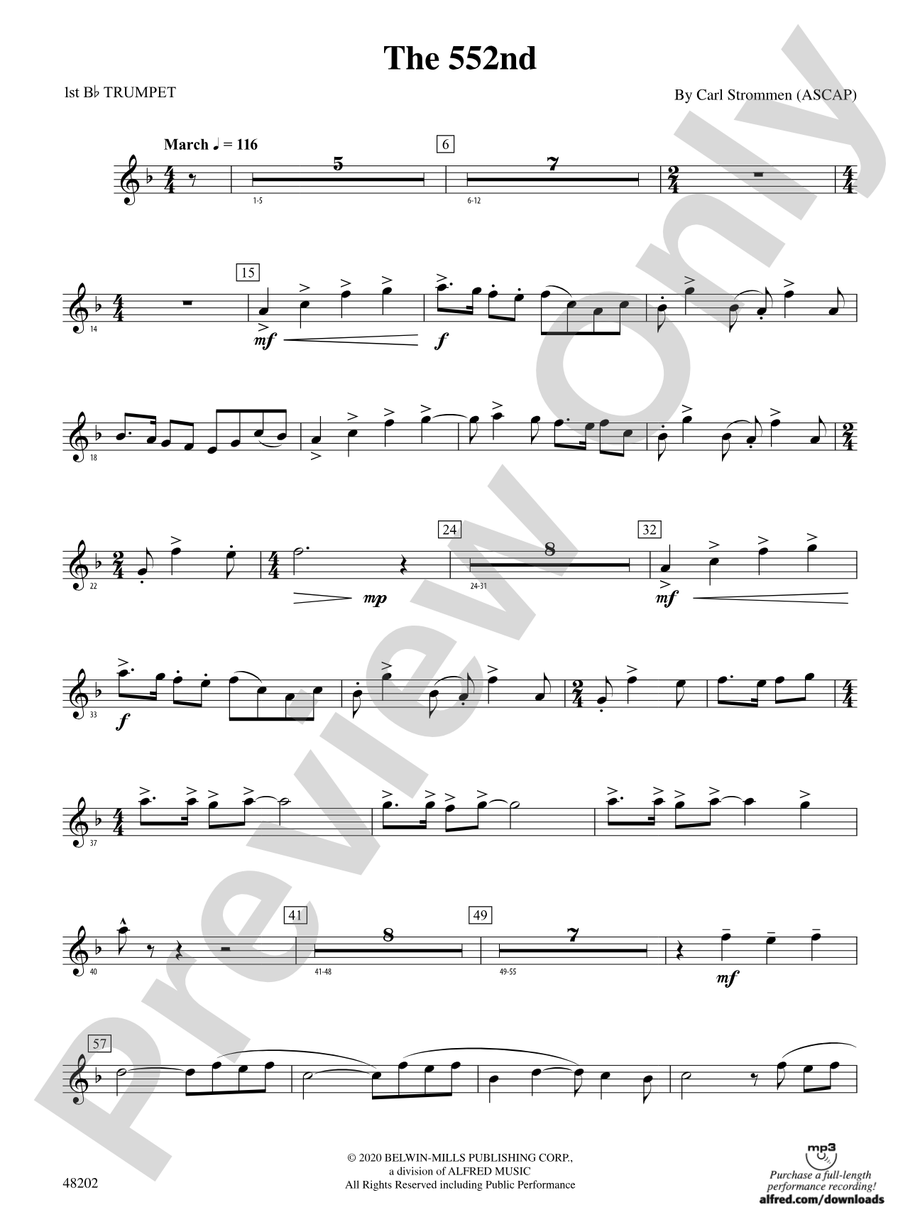 The 552nd: 1st B-flat Trumpet