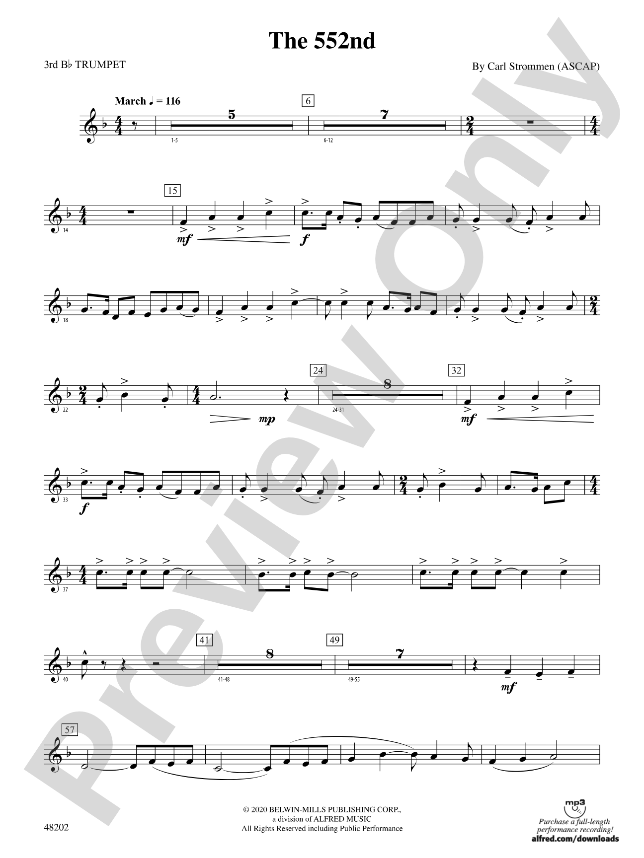 The 552nd: 3rd B-flat Trumpet