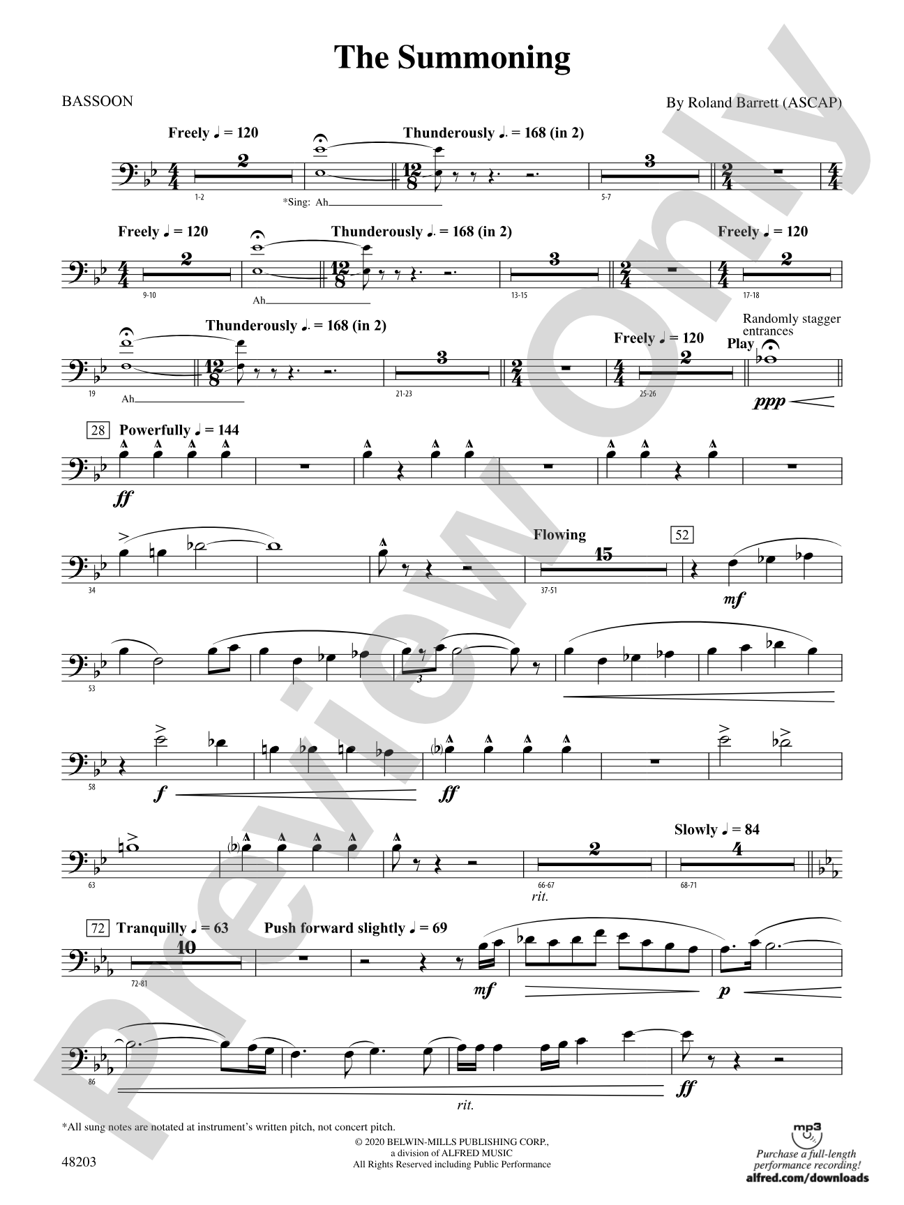 The Summoning: Bassoon