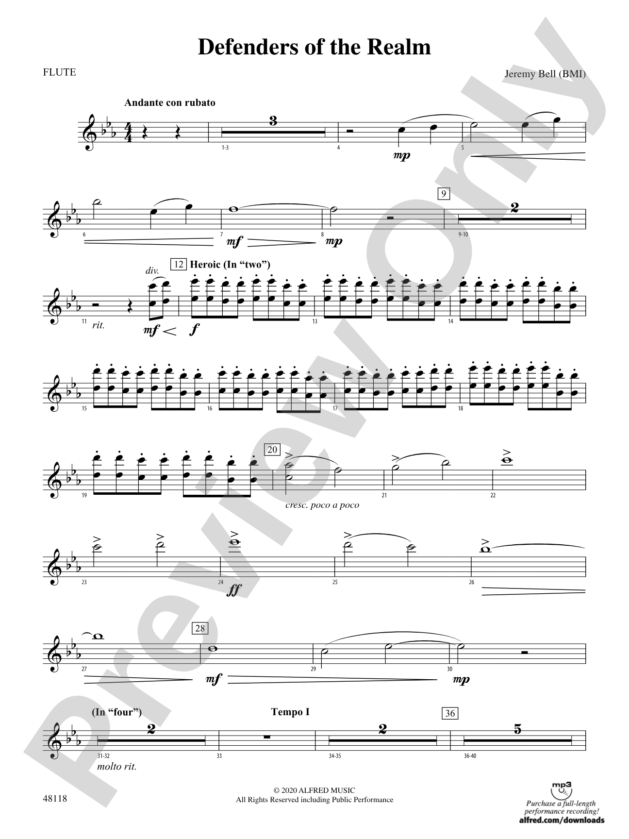 Defenders of the Realm: Flute