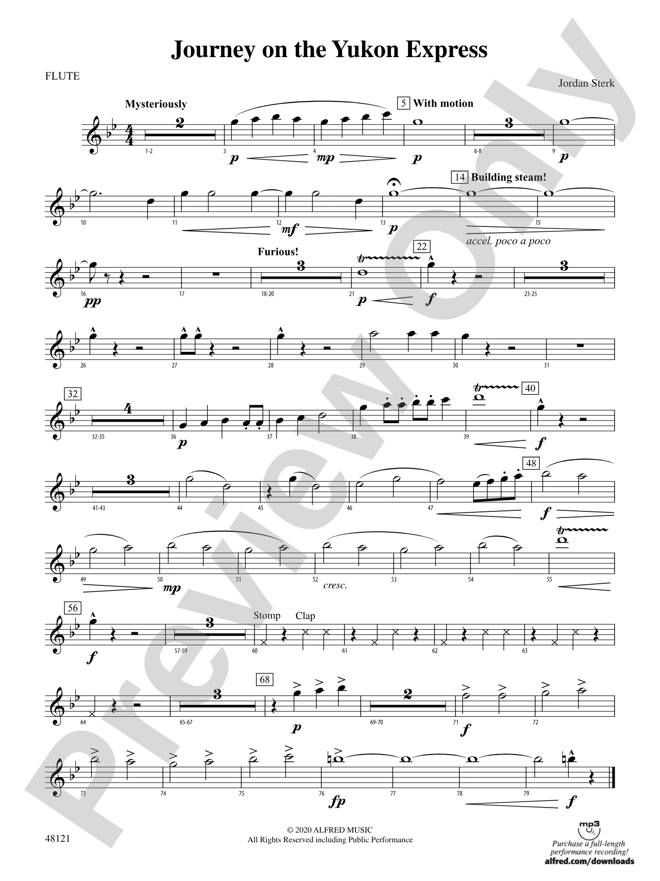 Journey on the Yukon Express: Flute