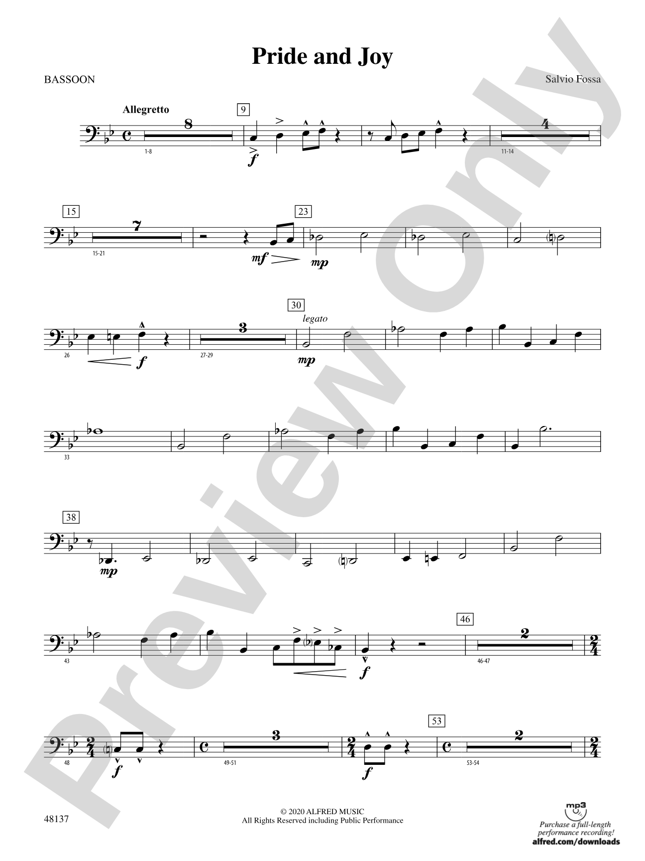 Pride and Joy: Bassoon