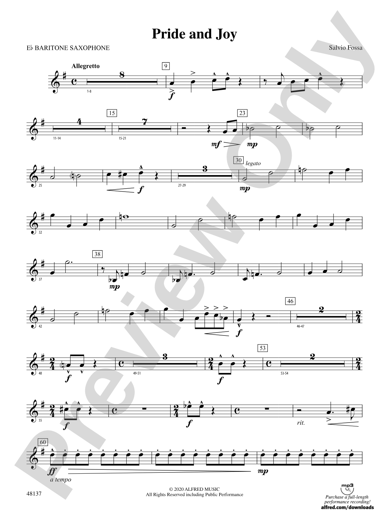 Pride and Joy: E-flat Baritone Saxophone