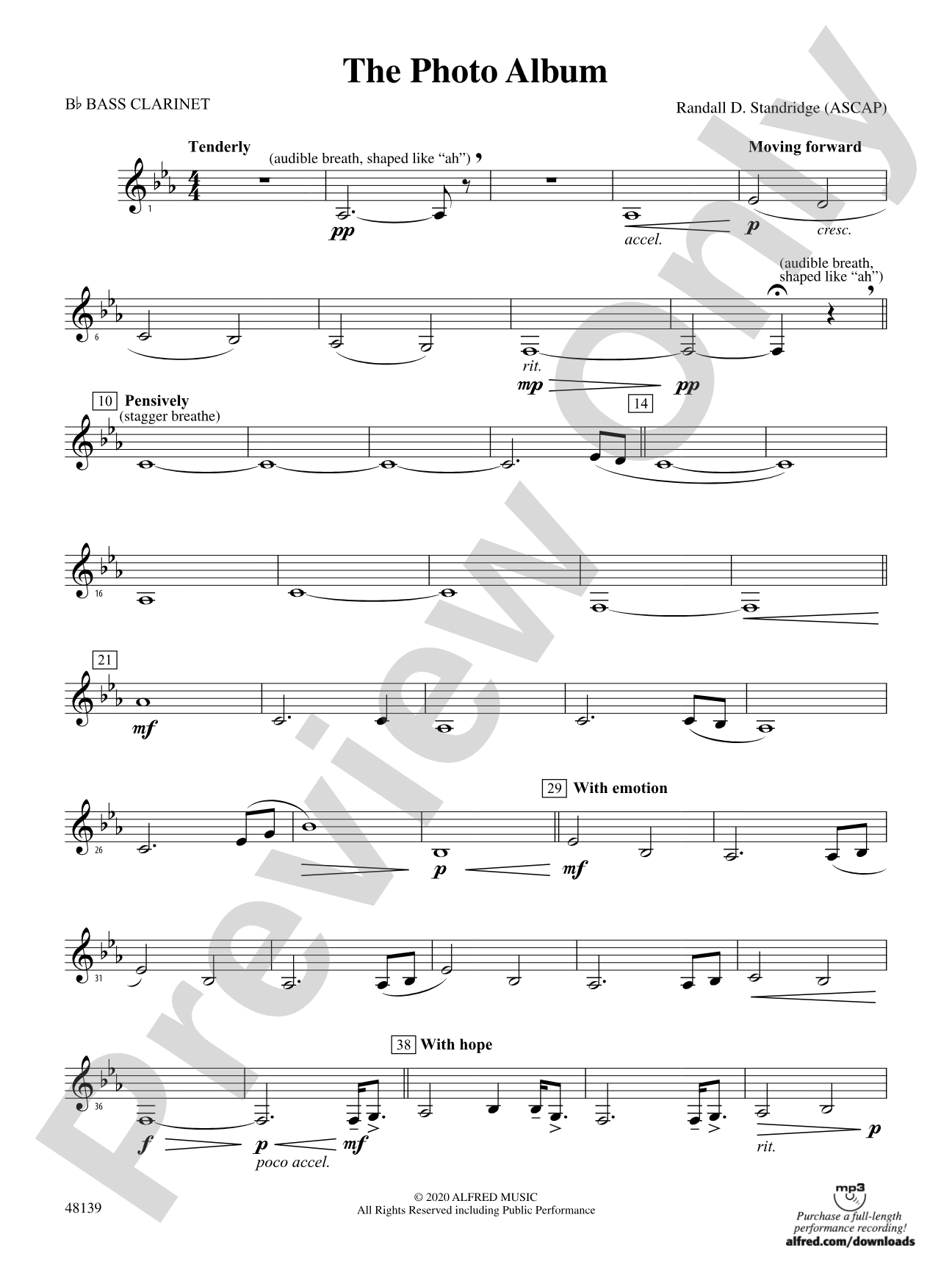 The Photo Album: B-flat Bass Clarinet