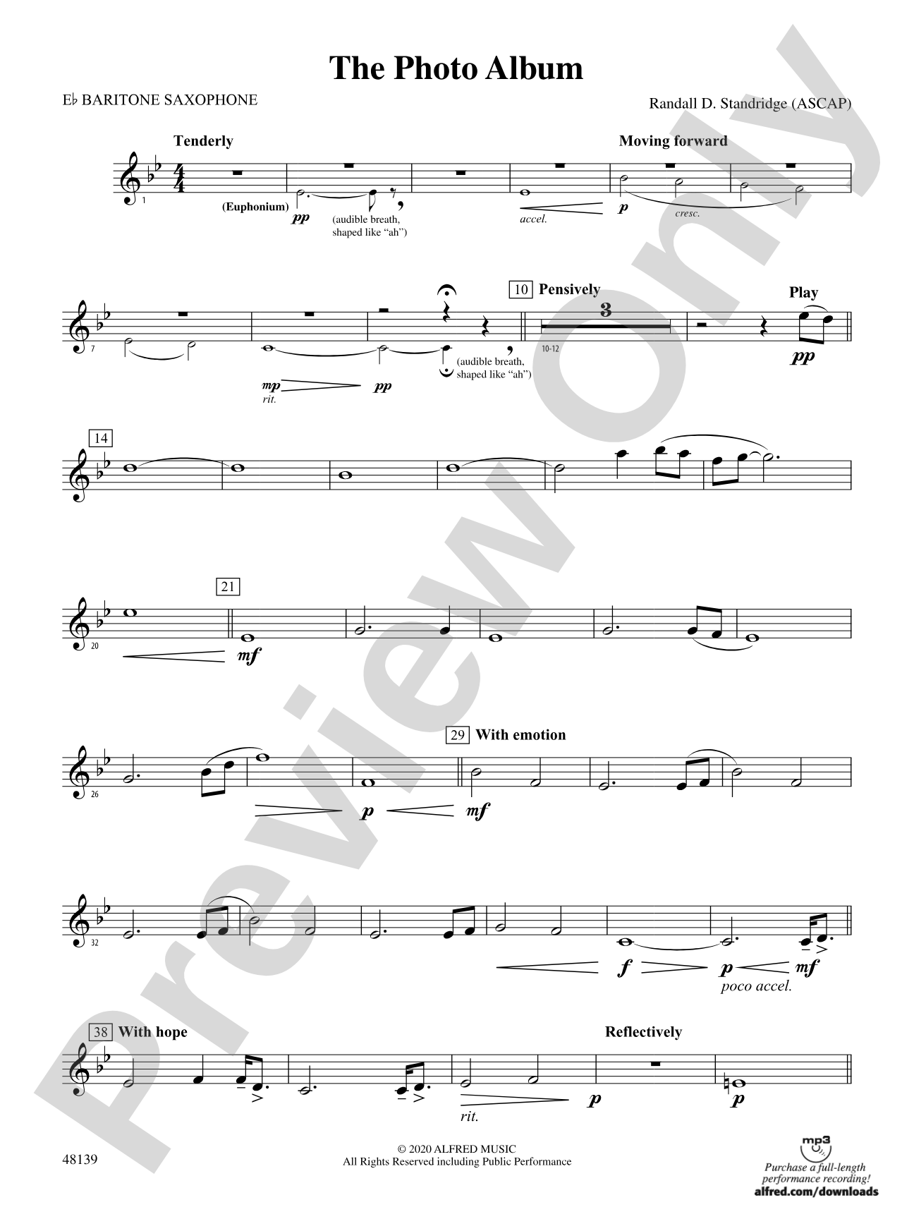 The Photo Album: E-flat Baritone Saxophone