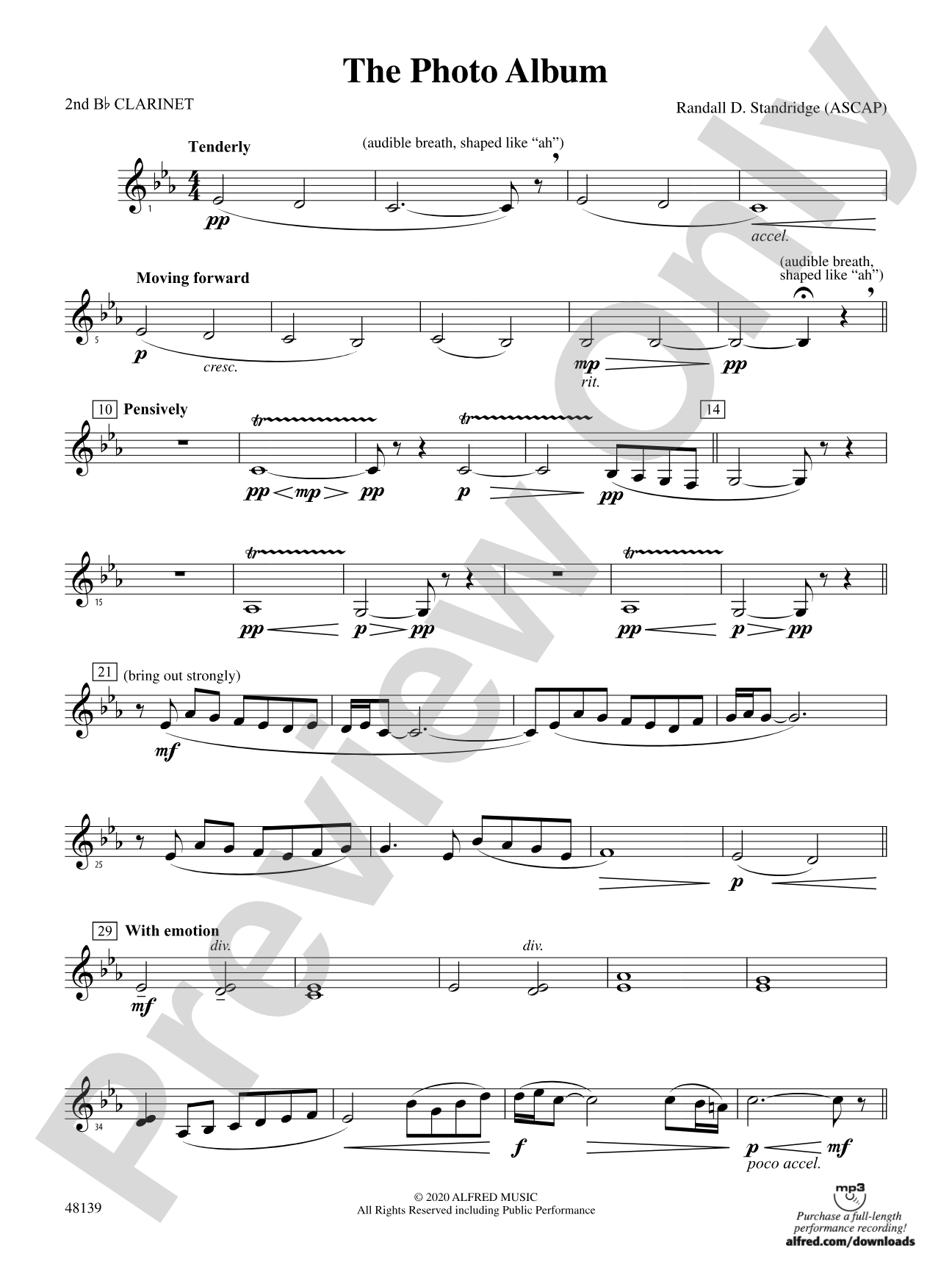 The Photo Album: 2nd B-flat Clarinet