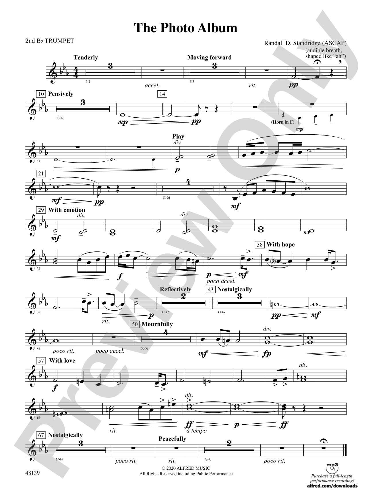 The Photo Album: 2nd B-flat Trumpet