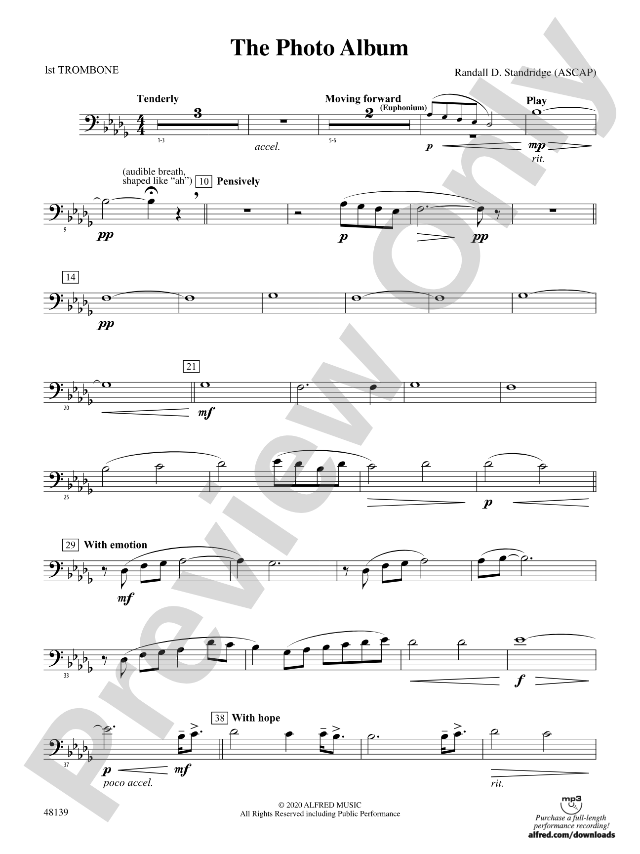 The Photo Album: 1st Trombone