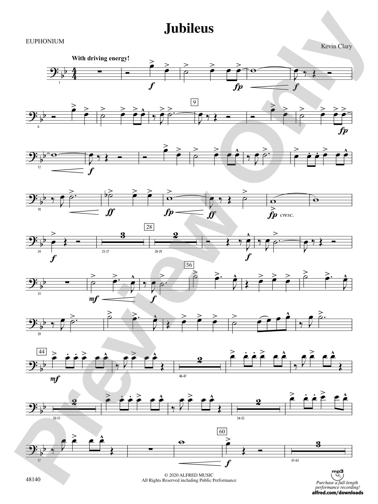 Jubileus: Baritone B.C.