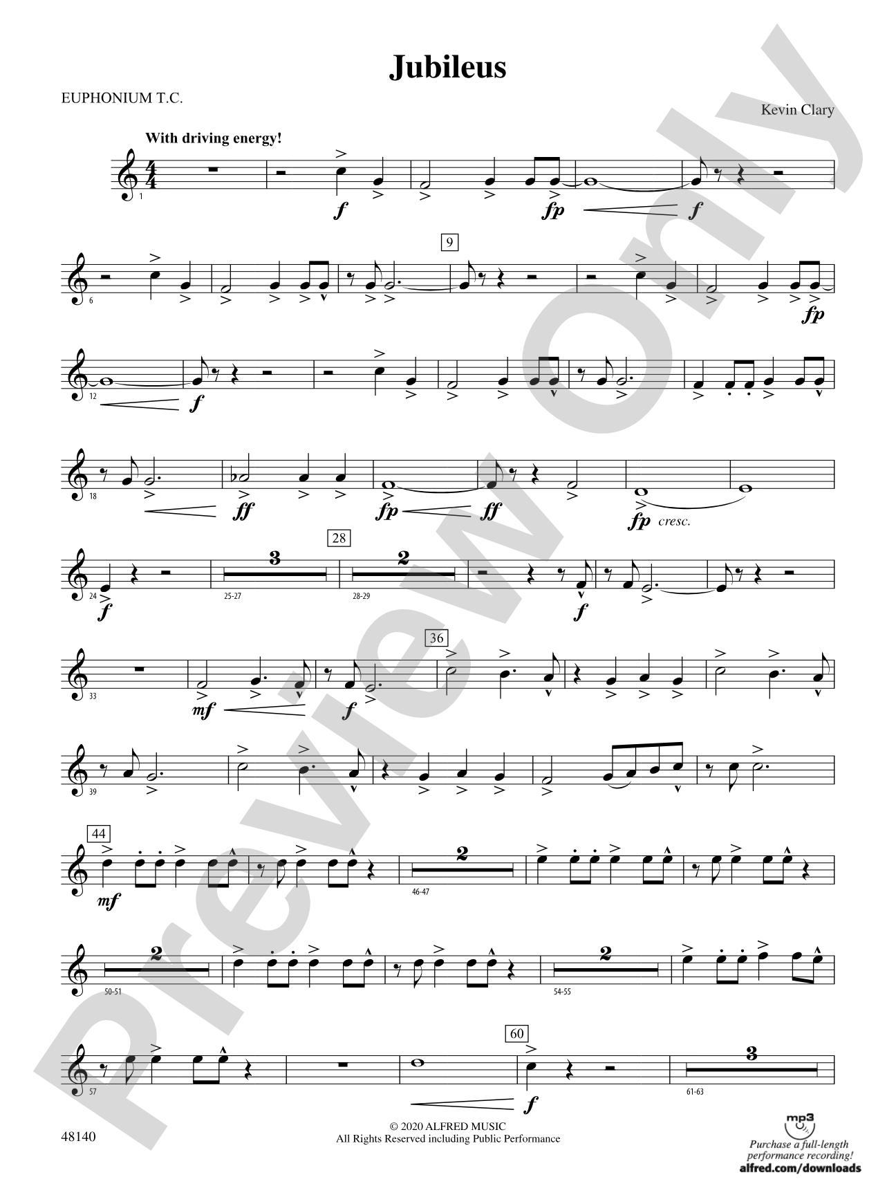 Jubileus: Baritone T.C.