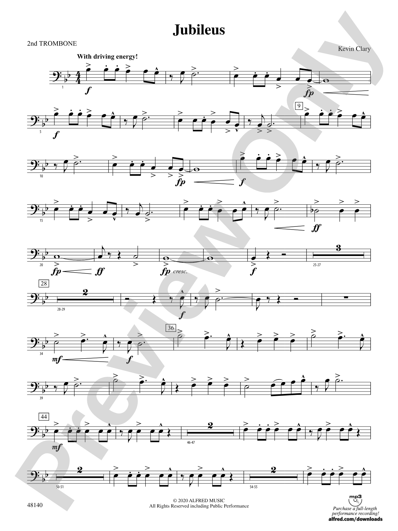 Jubileus: 2nd Trombone