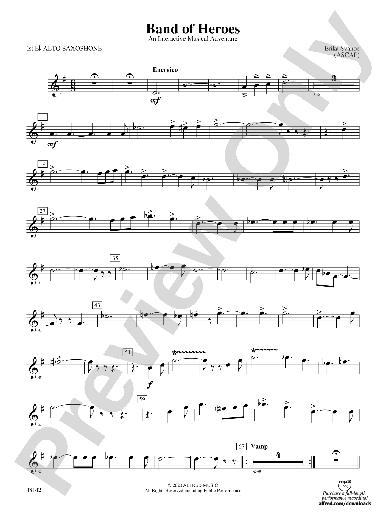 Band of Heroes: E-flat Alto Saxophone