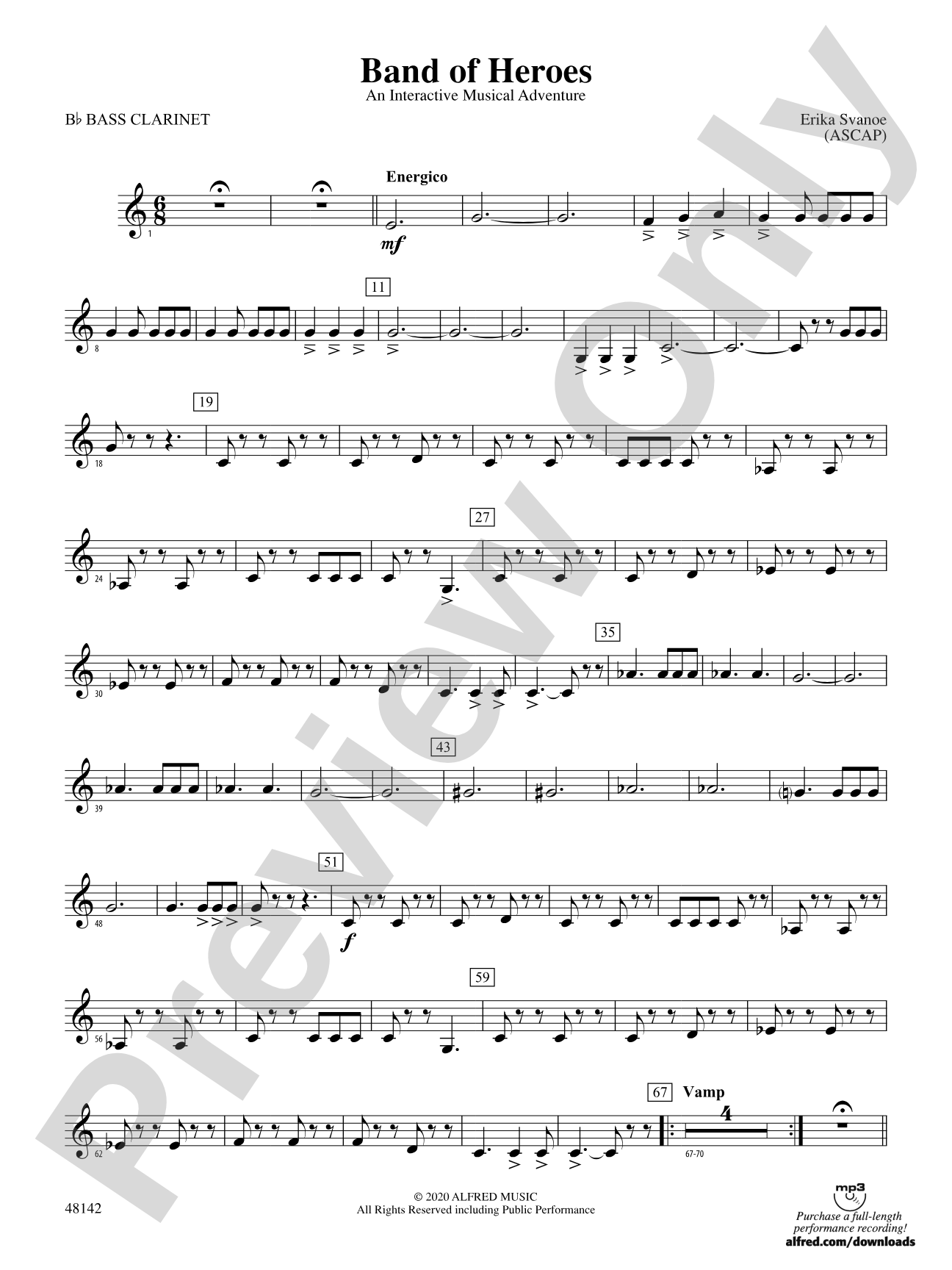Band of Heroes: B-flat Bass Clarinet