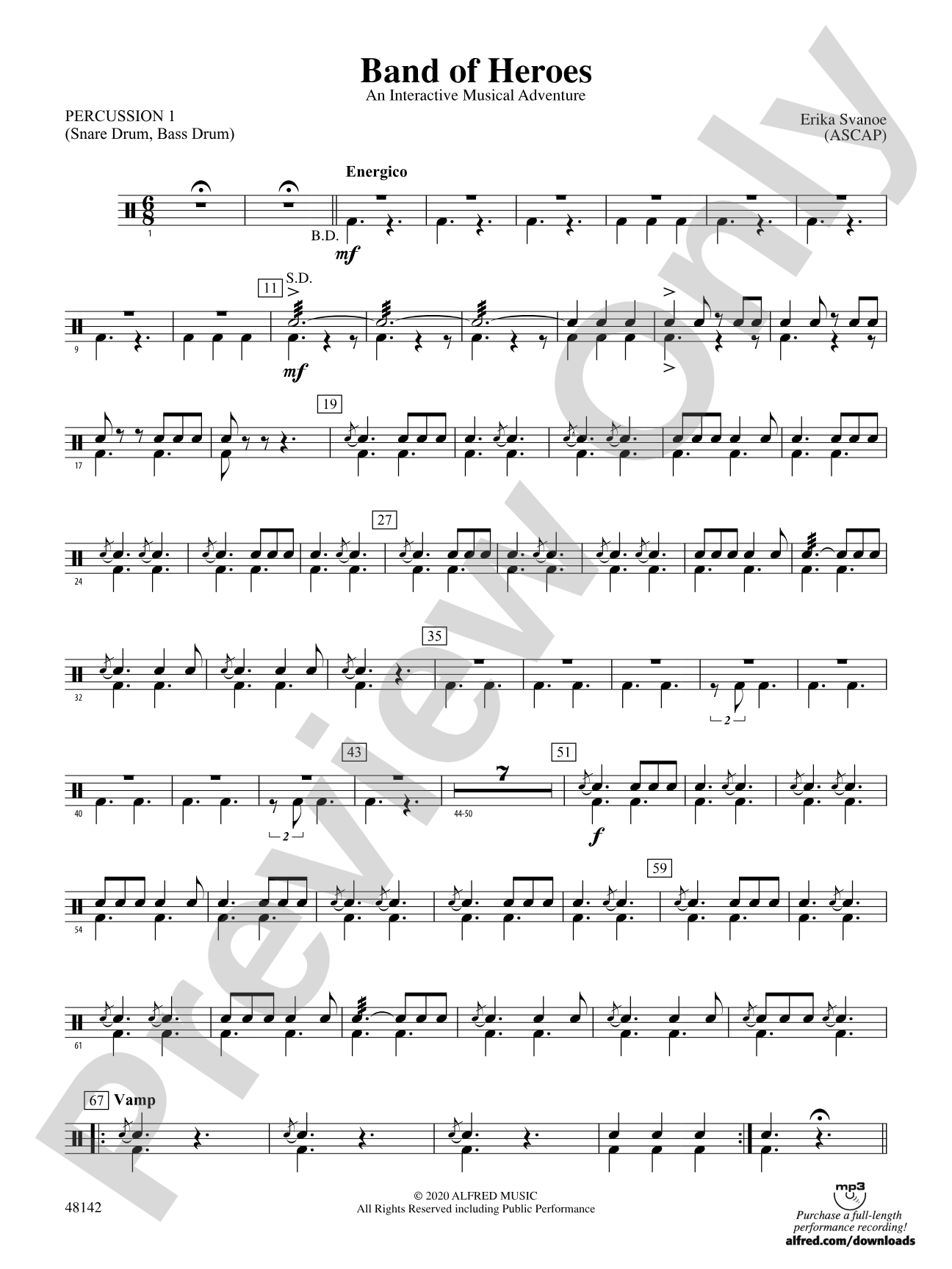 Band of Heroes: 1st Percussion