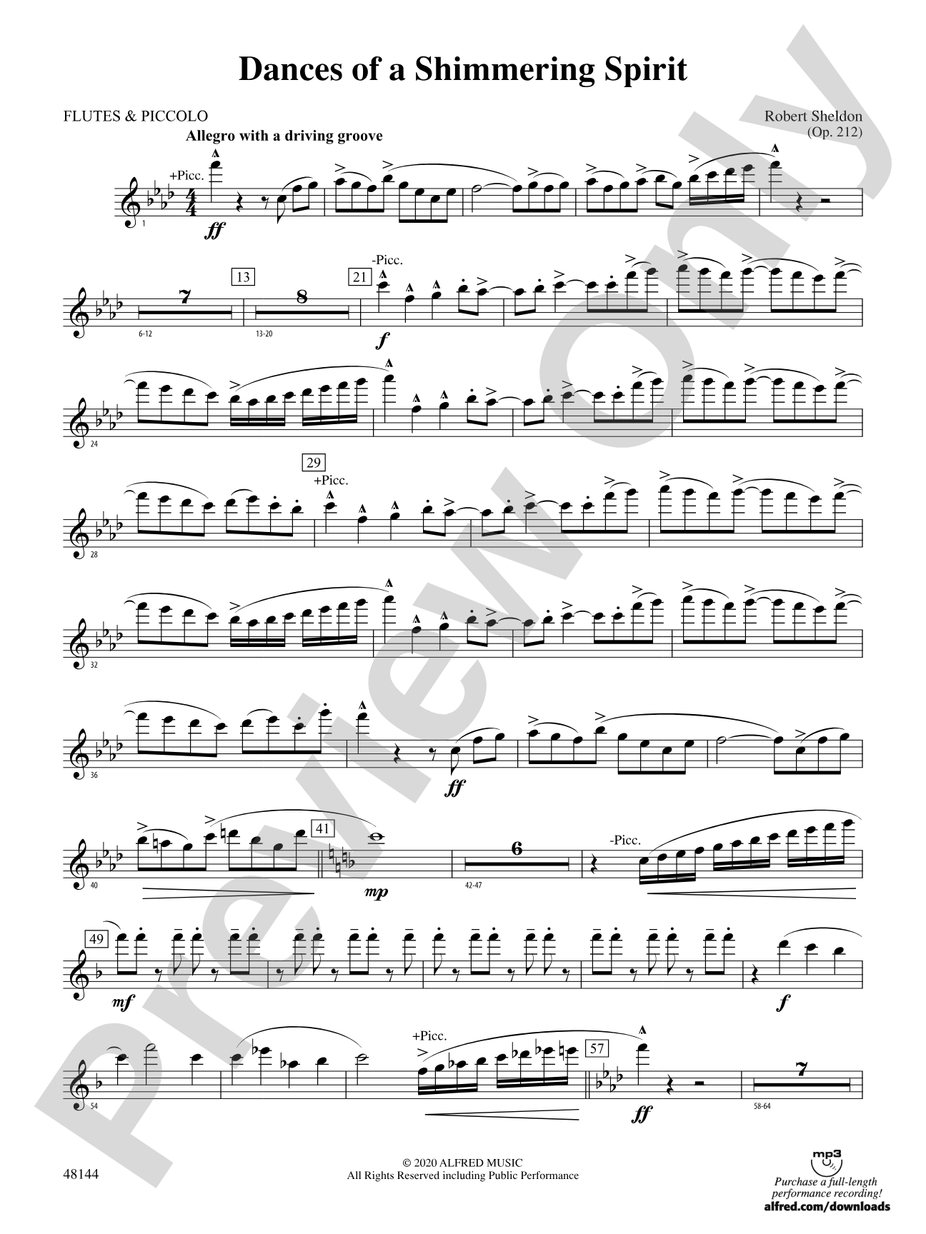Dances of a Shimmering Spirit: Flute