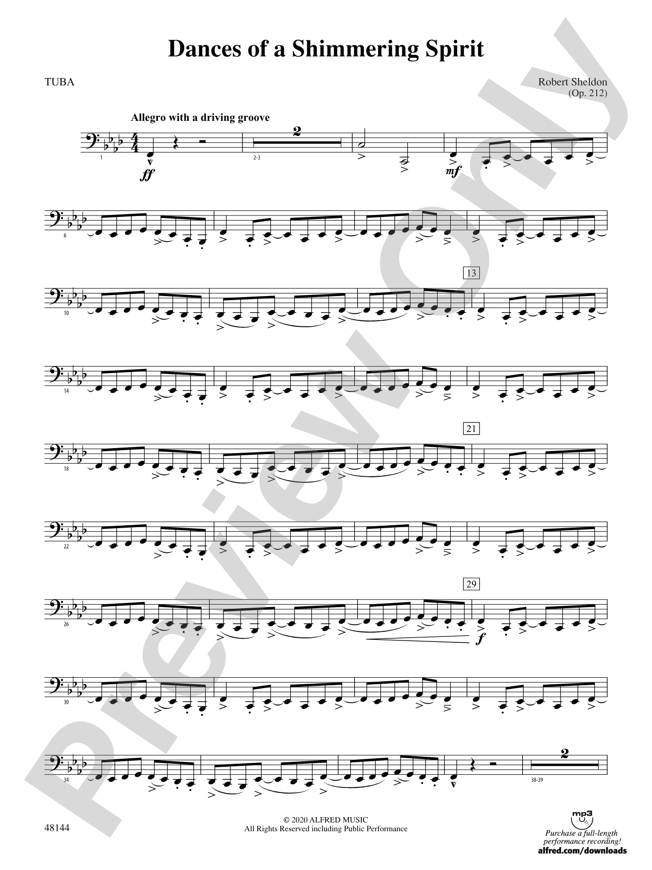 Dances of a Shimmering Spirit: Tuba