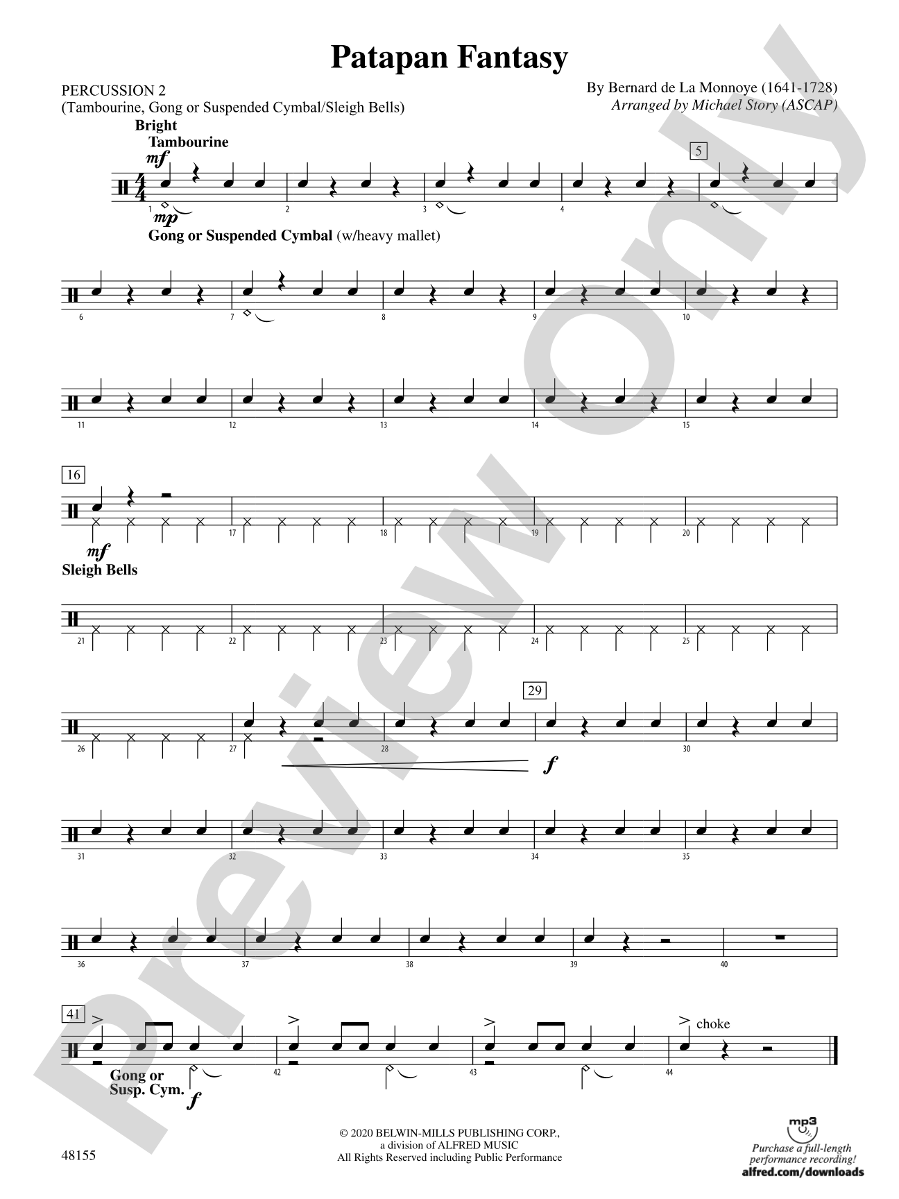 Patapan Fantasy: 2nd Percussion