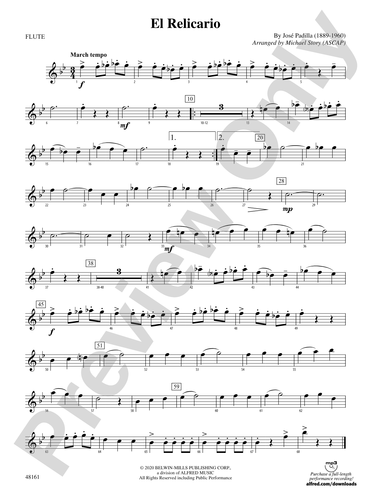 El Relicario: Flute