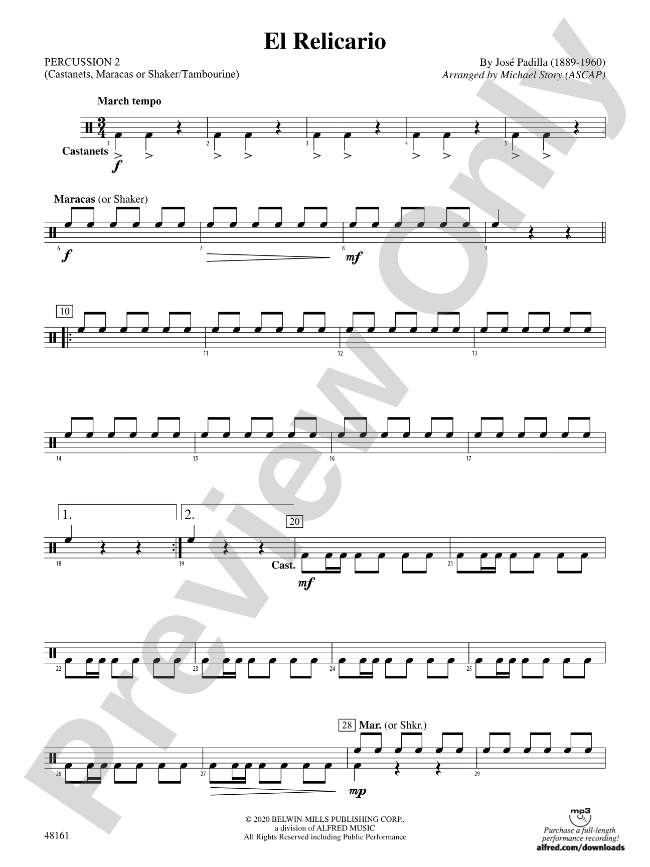 El Relicario: 2nd Percussion