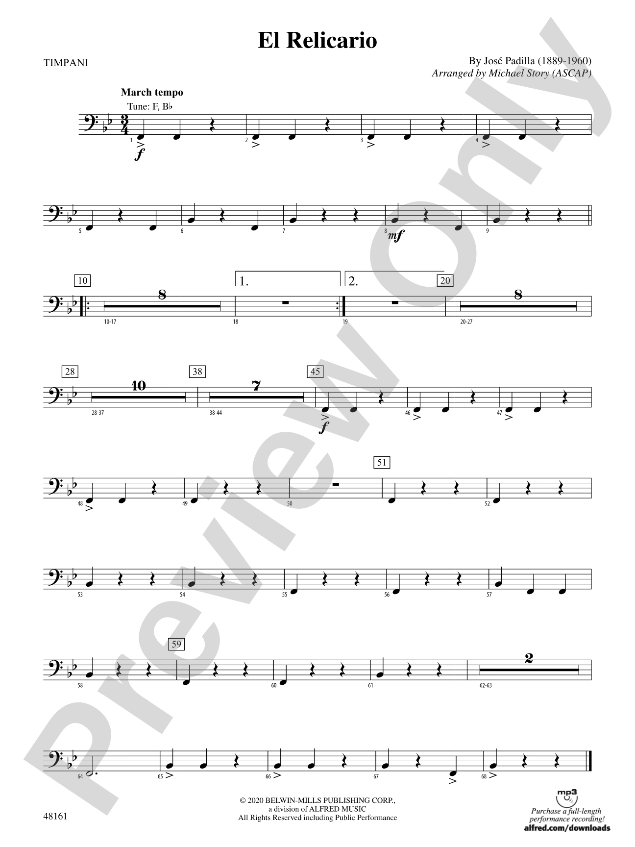 El Relicario: Timpani