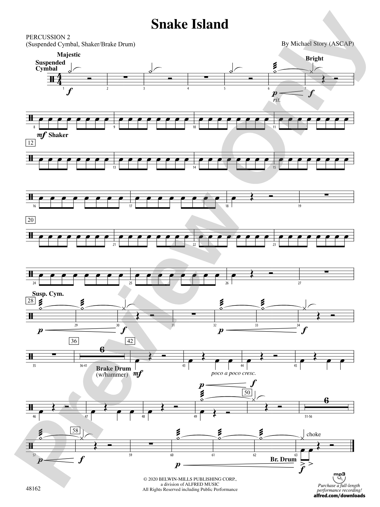 Snake Island: 2nd Percussion