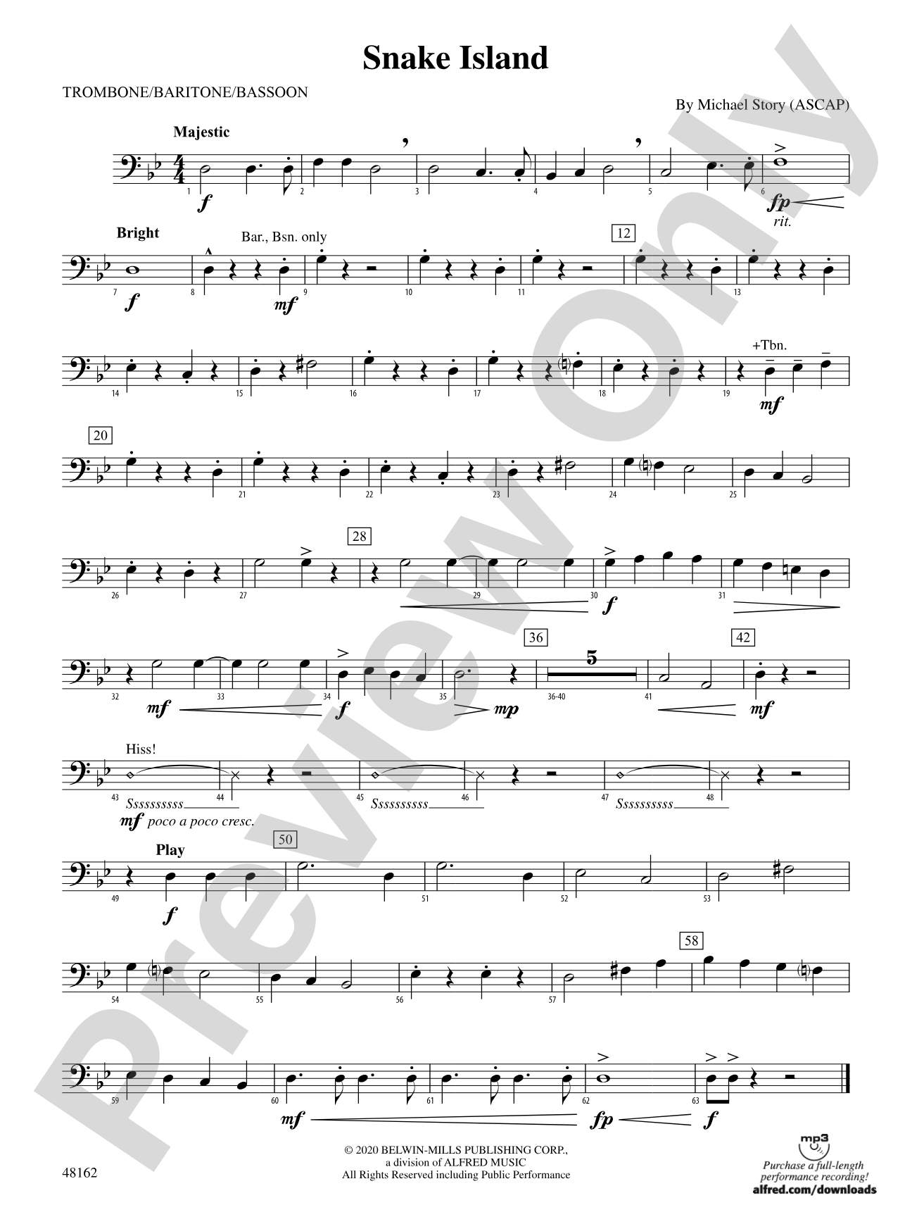 Snake Island: 1st Trombone