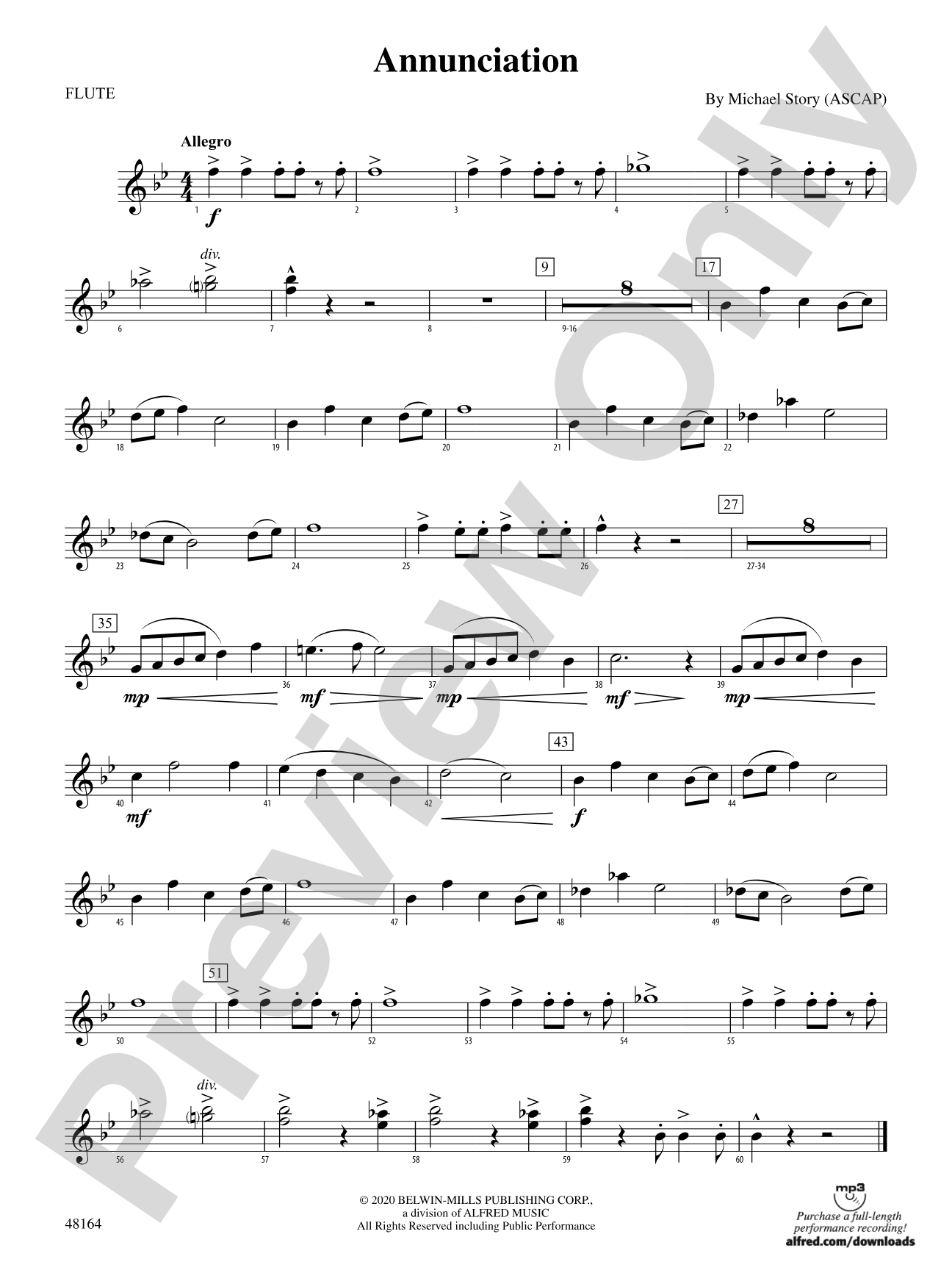 Annunciation: Flute