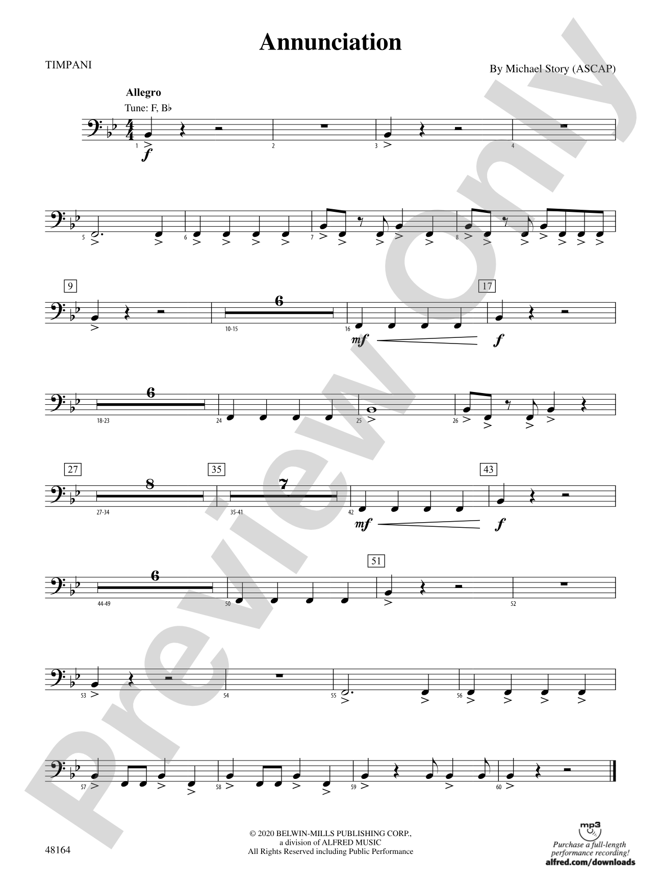 Annunciation: Timpani