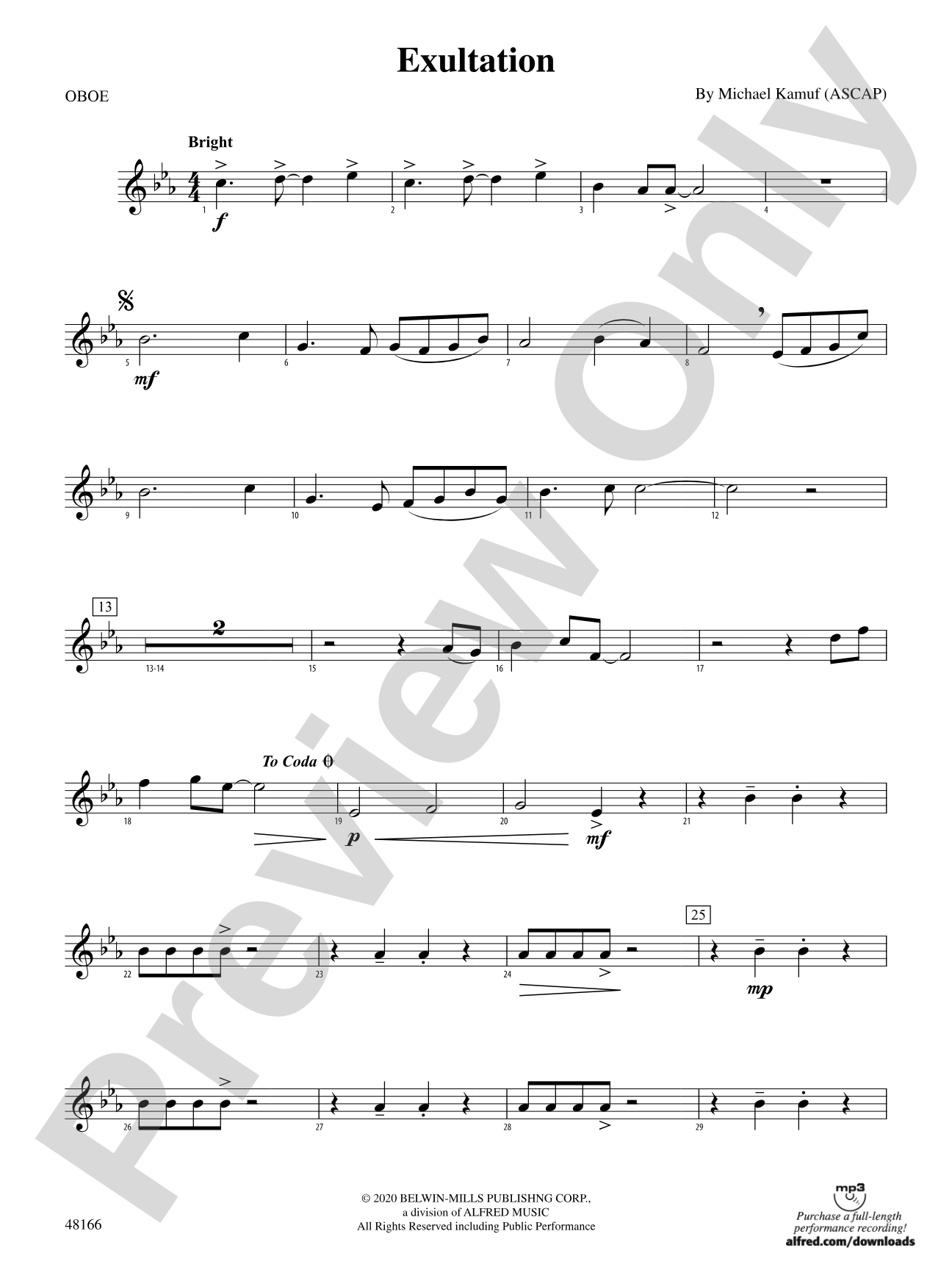 Exultation: Oboe