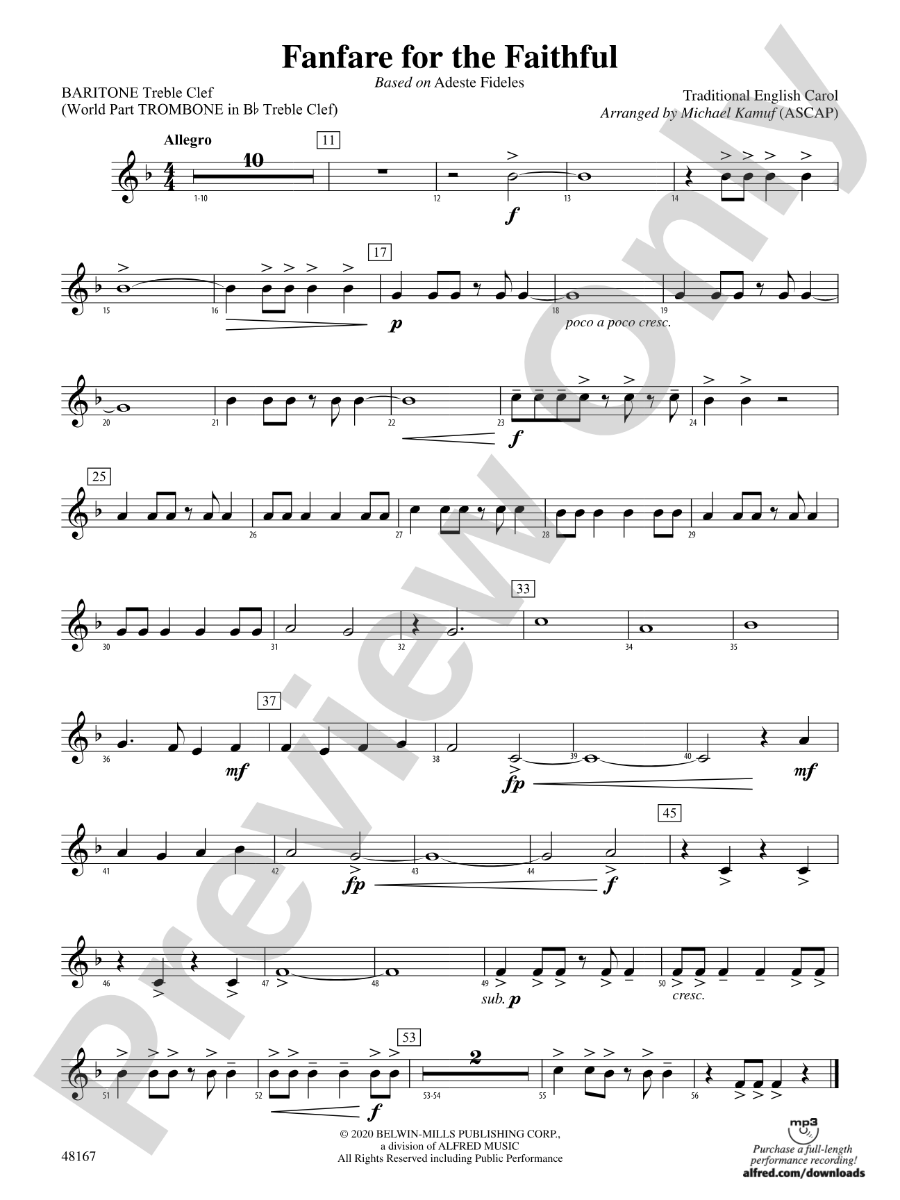 Fanfare for the Faithful: Baritone T.C.