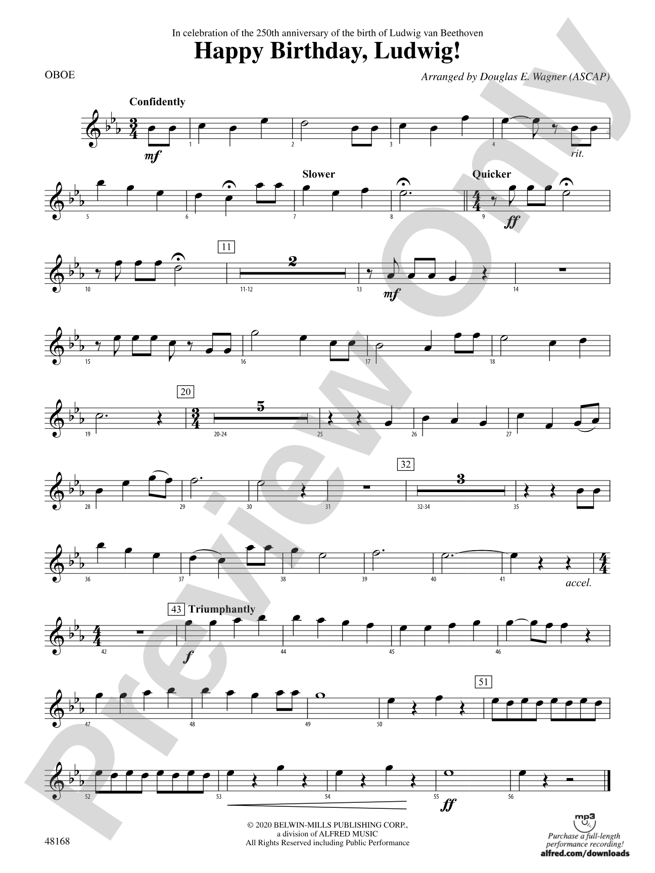 Happy Birthday, Ludwig: Oboe