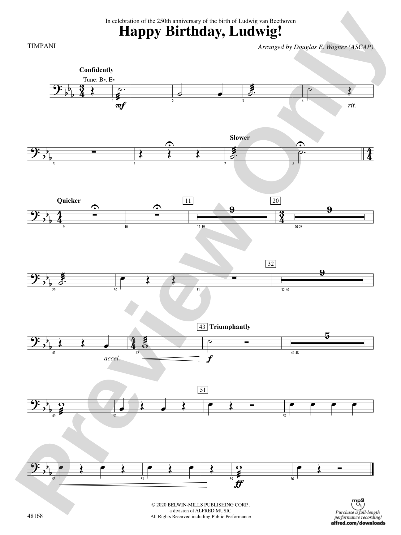 Happy Birthday, Ludwig: Timpani